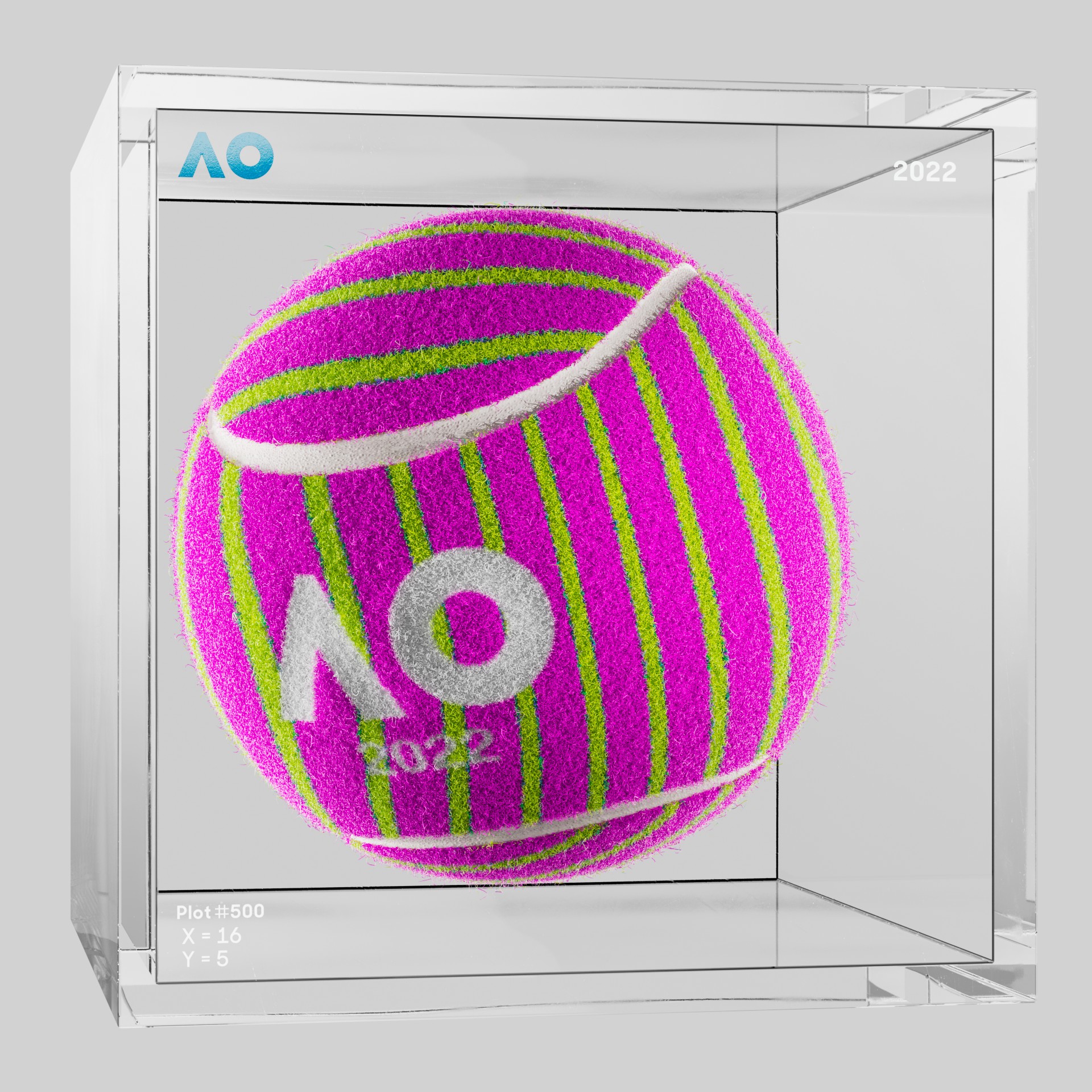 The Australian Open - The Australian Open Art Ball - AO Art Ball #5315 - NFT # 5315