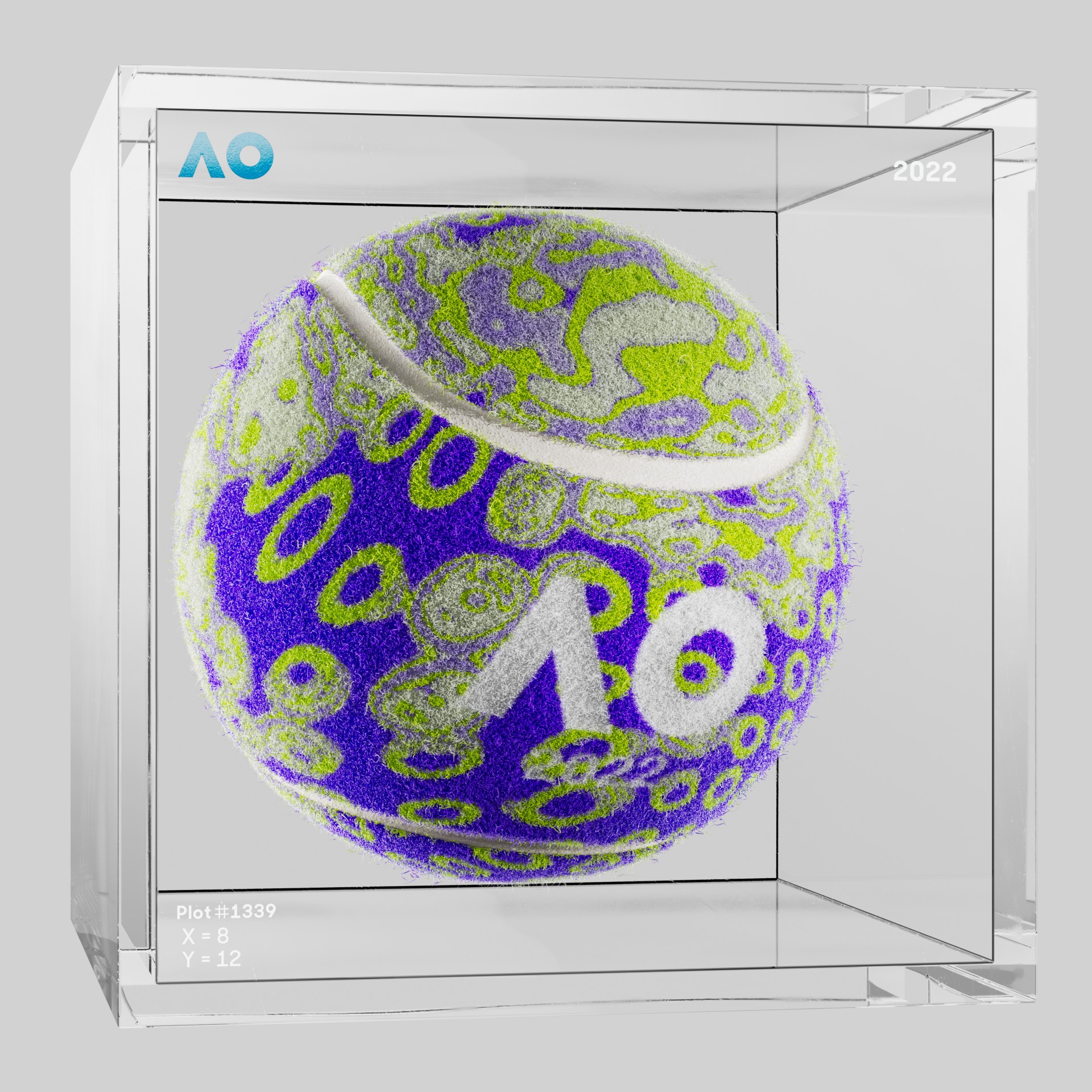 The Australian Open - The Australian Open Art Ball - AO Art Ball #5316 - NFT # 5316