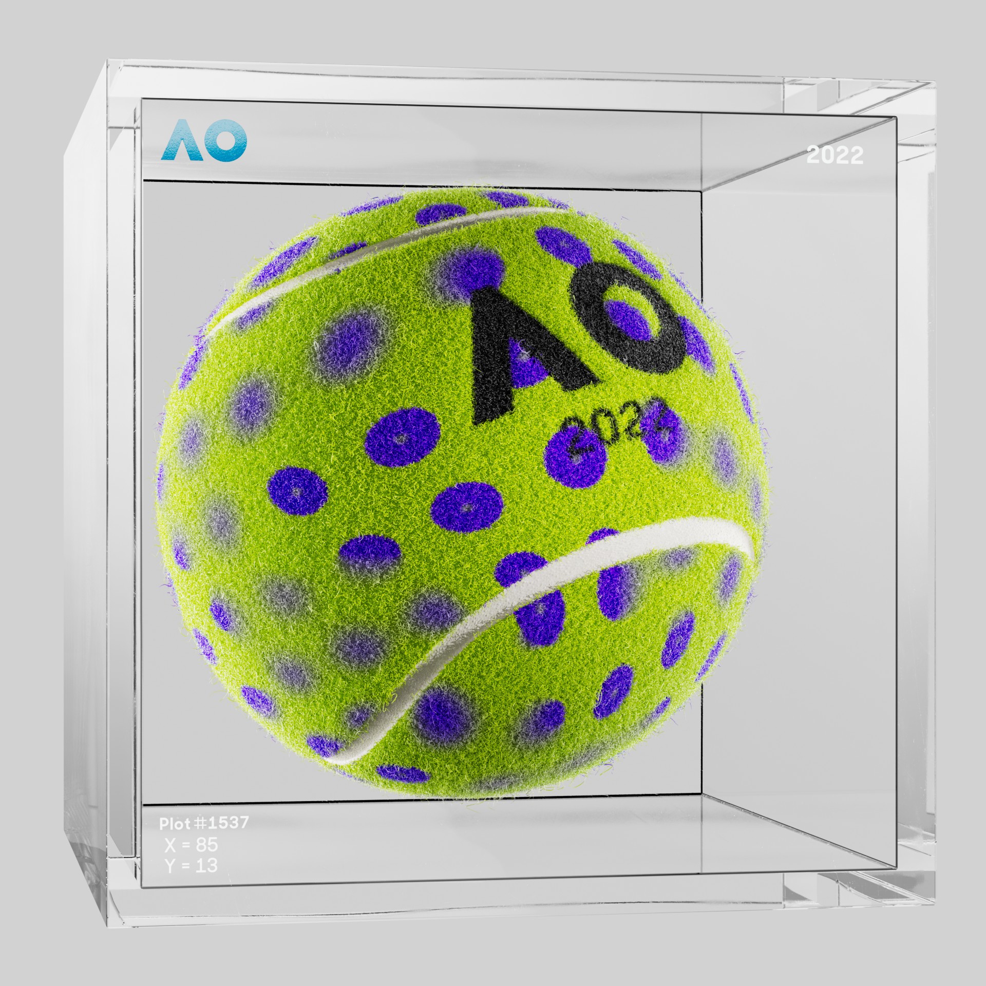 The Australian Open - The Australian Open Art Ball - AO Art Ball #5321 - NFT # 5321