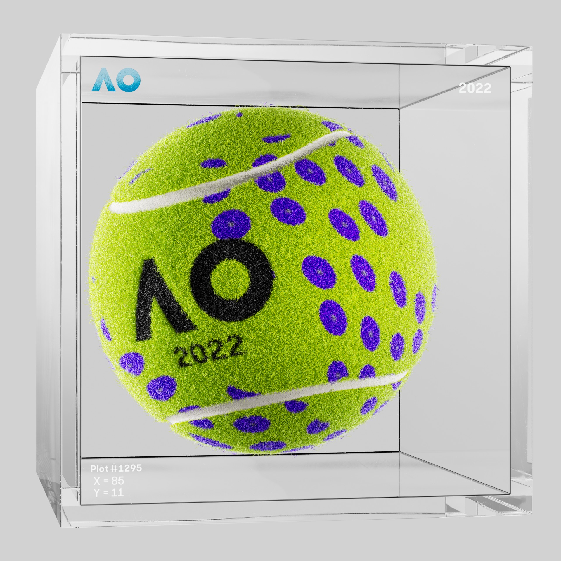 The Australian Open - The Australian Open Art Ball - AO Art Ball #5322 - NFT # 5322