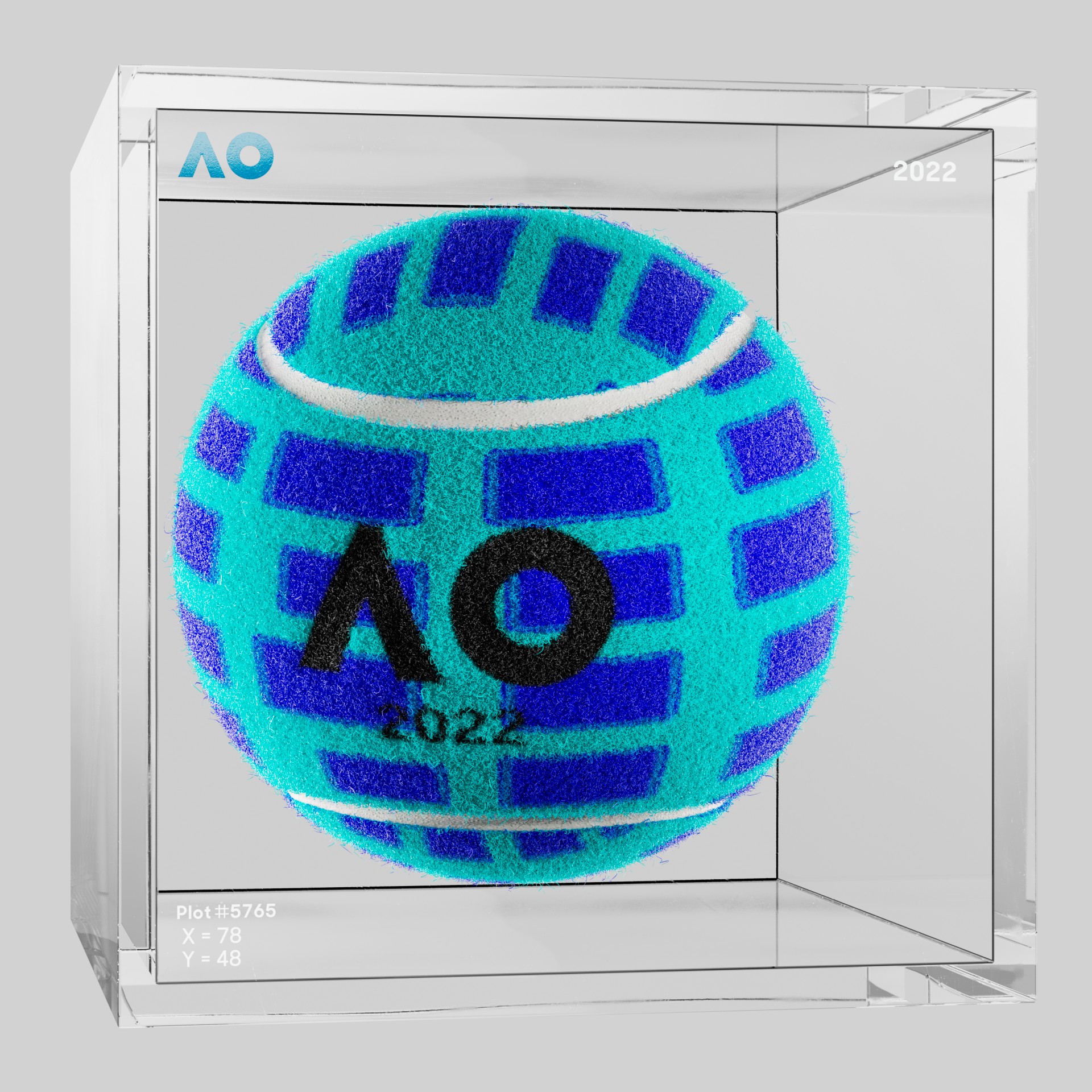 The Australian Open - The Australian Open Art Ball - AO Art Ball #5326 - NFT # 5326