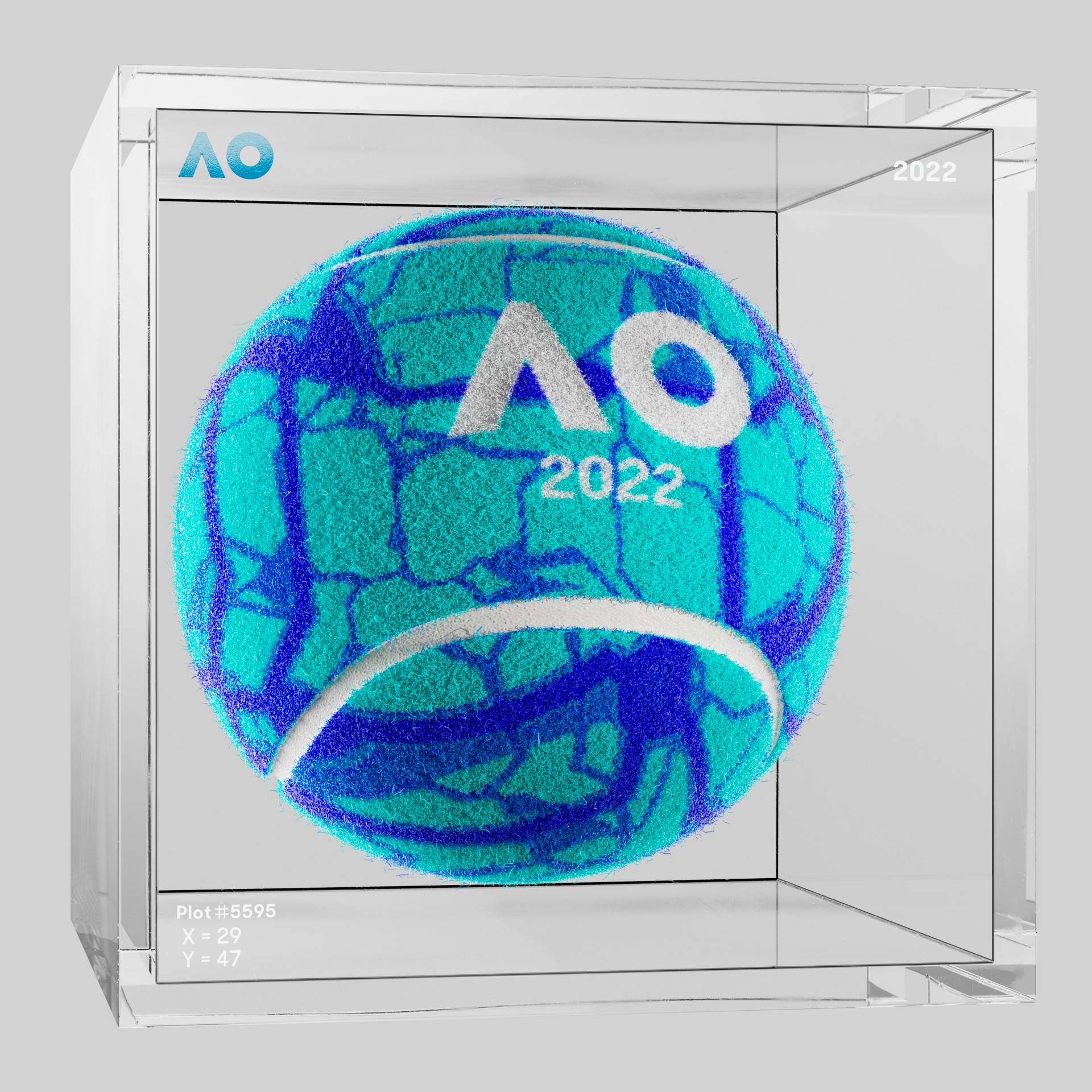 The Australian Open - The Australian Open Art Ball - AO Art Ball #5331 - NFT # 5331