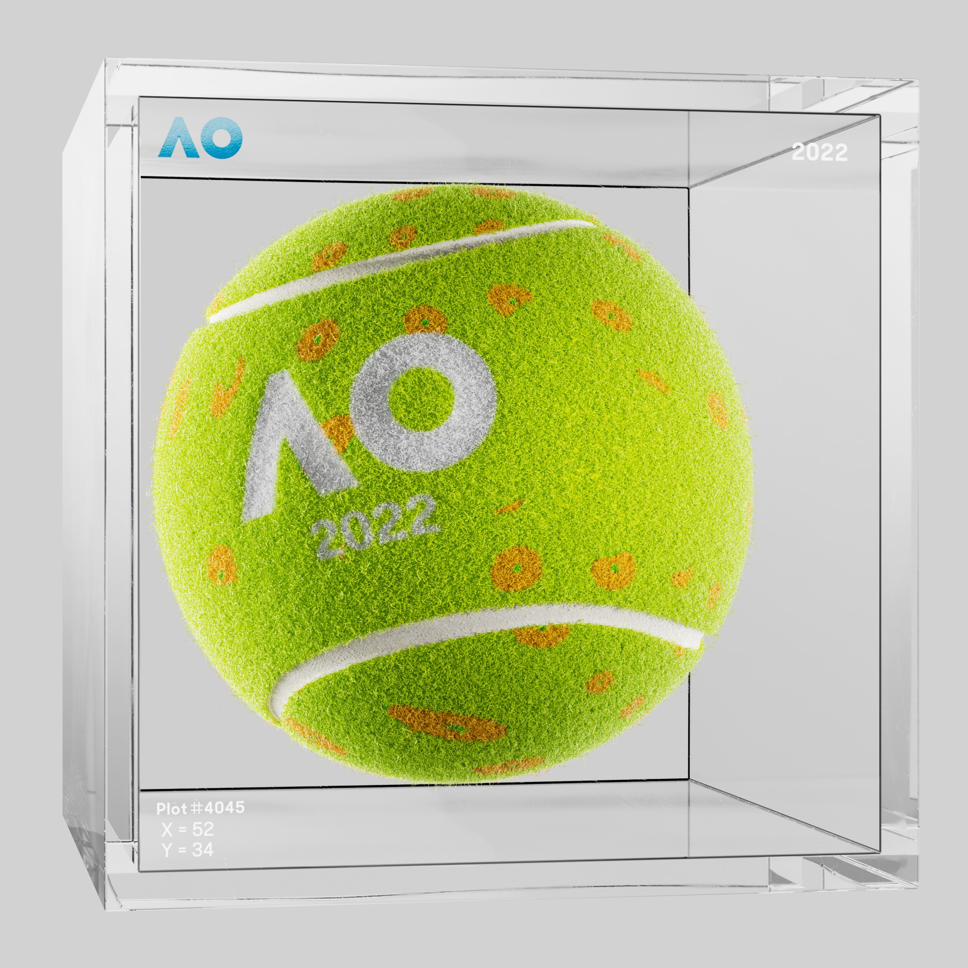 The Australian Open - The Australian Open Art Ball - AO Art Ball #5364 - NFT # 5364