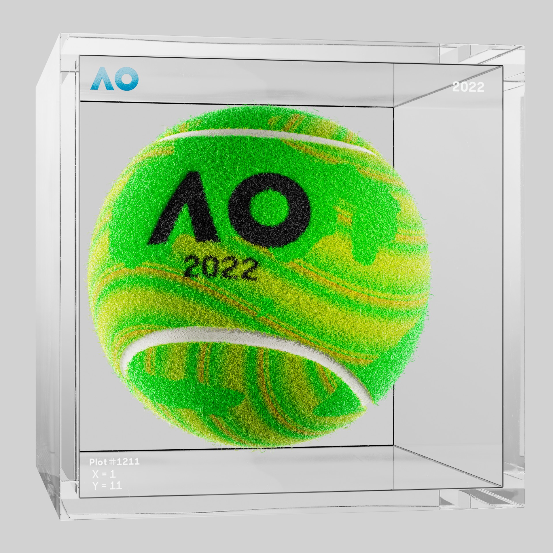 The Australian Open - The Australian Open Art Ball - AO Art Ball #5371 - NFT # 5371