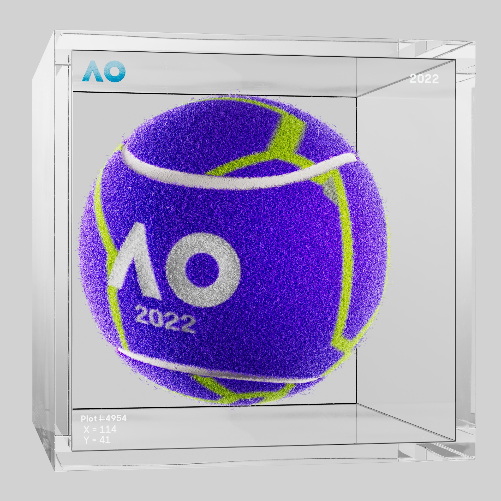 The Australian Open - The Australian Open Art Ball - AO Art Ball #5379 - NFT # 5379