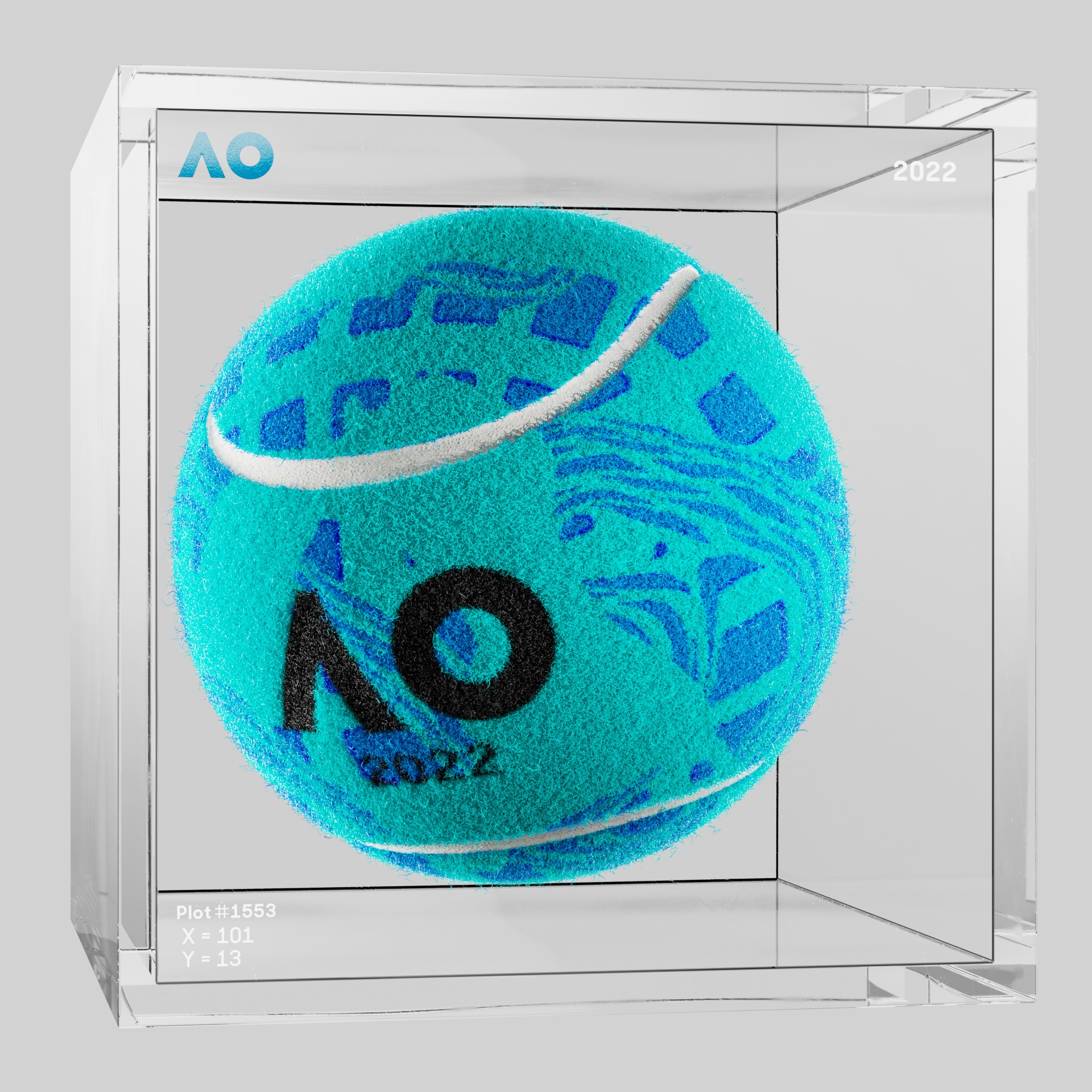 The Australian Open - The Australian Open Art Ball - AO Art Ball #5382 - NFT # 5382