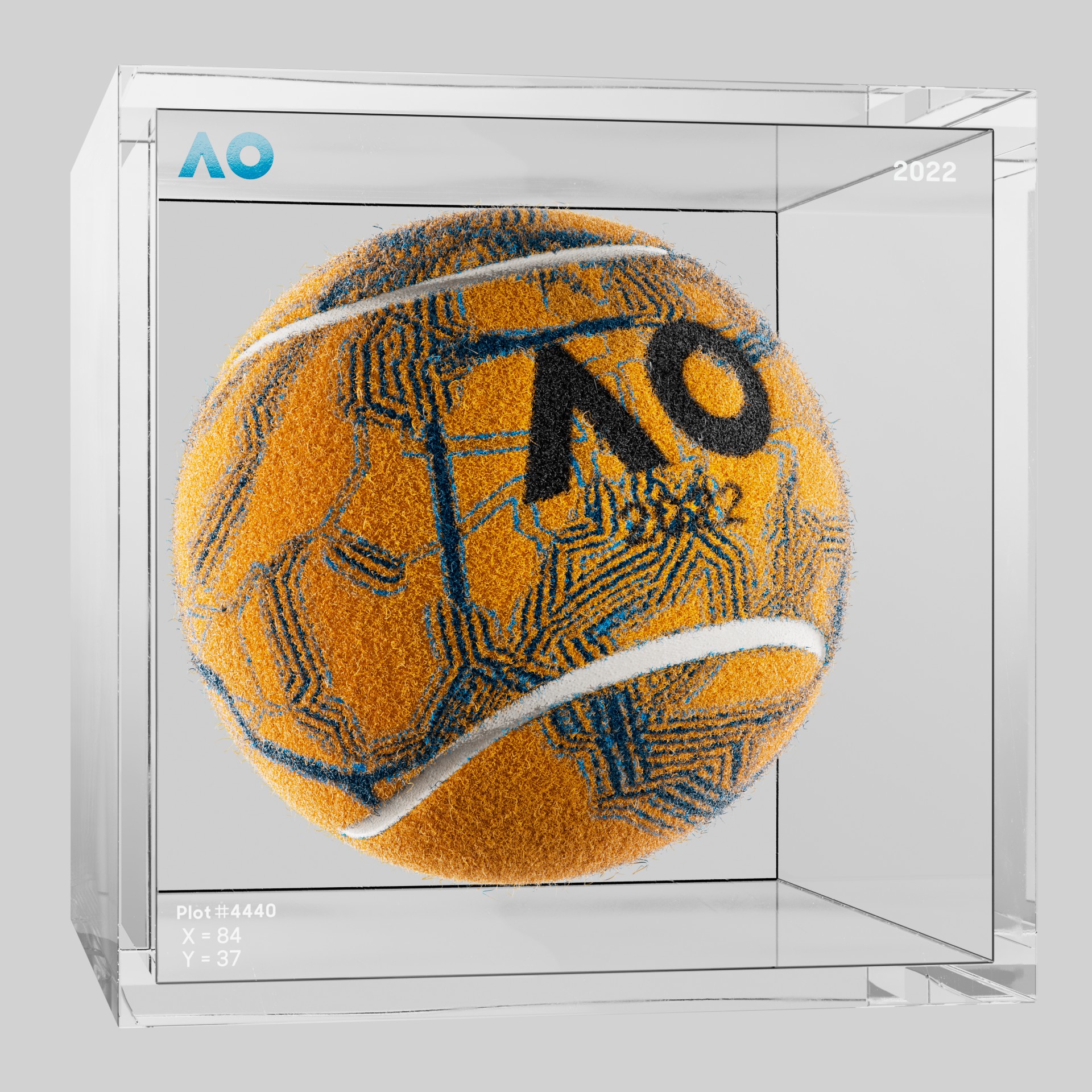 The Australian Open - The Australian Open Art Ball - AO Art Ball #5393 - NFT # 5393