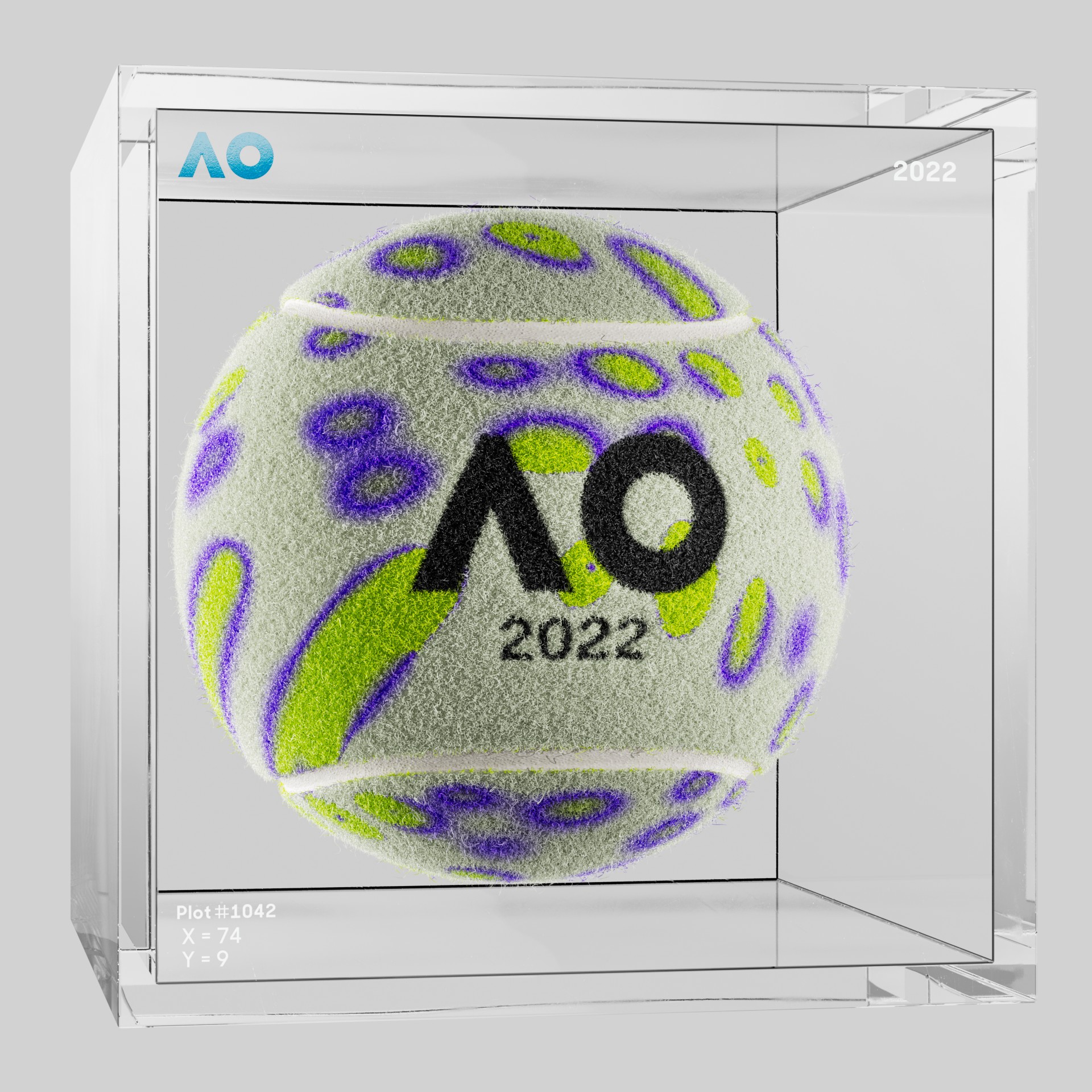 The Australian Open - The Australian Open Art Ball - AO Art Ball #5397 - NFT # 5397