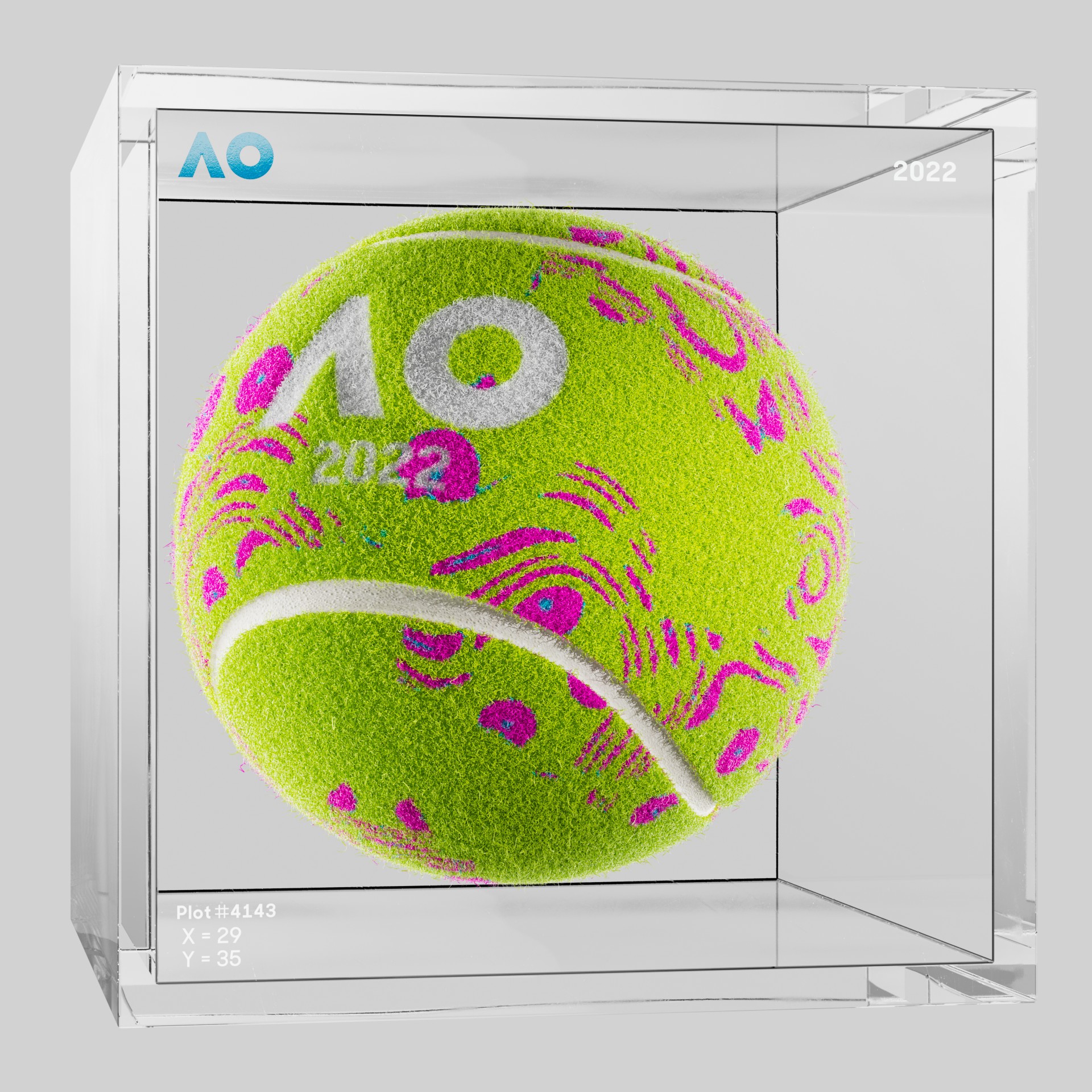 The Australian Open - The Australian Open Art Ball - AO Art Ball #5403 - NFT # 5403