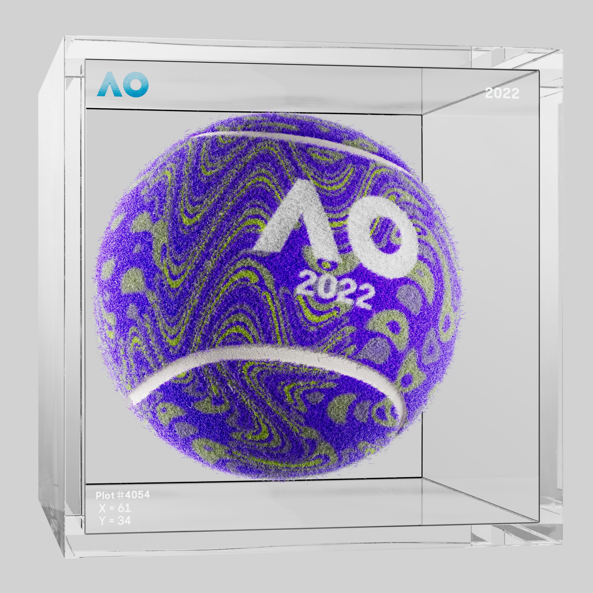 The Australian Open - The Australian Open Art Ball - AO Art Ball #5417 - NFT # 5417