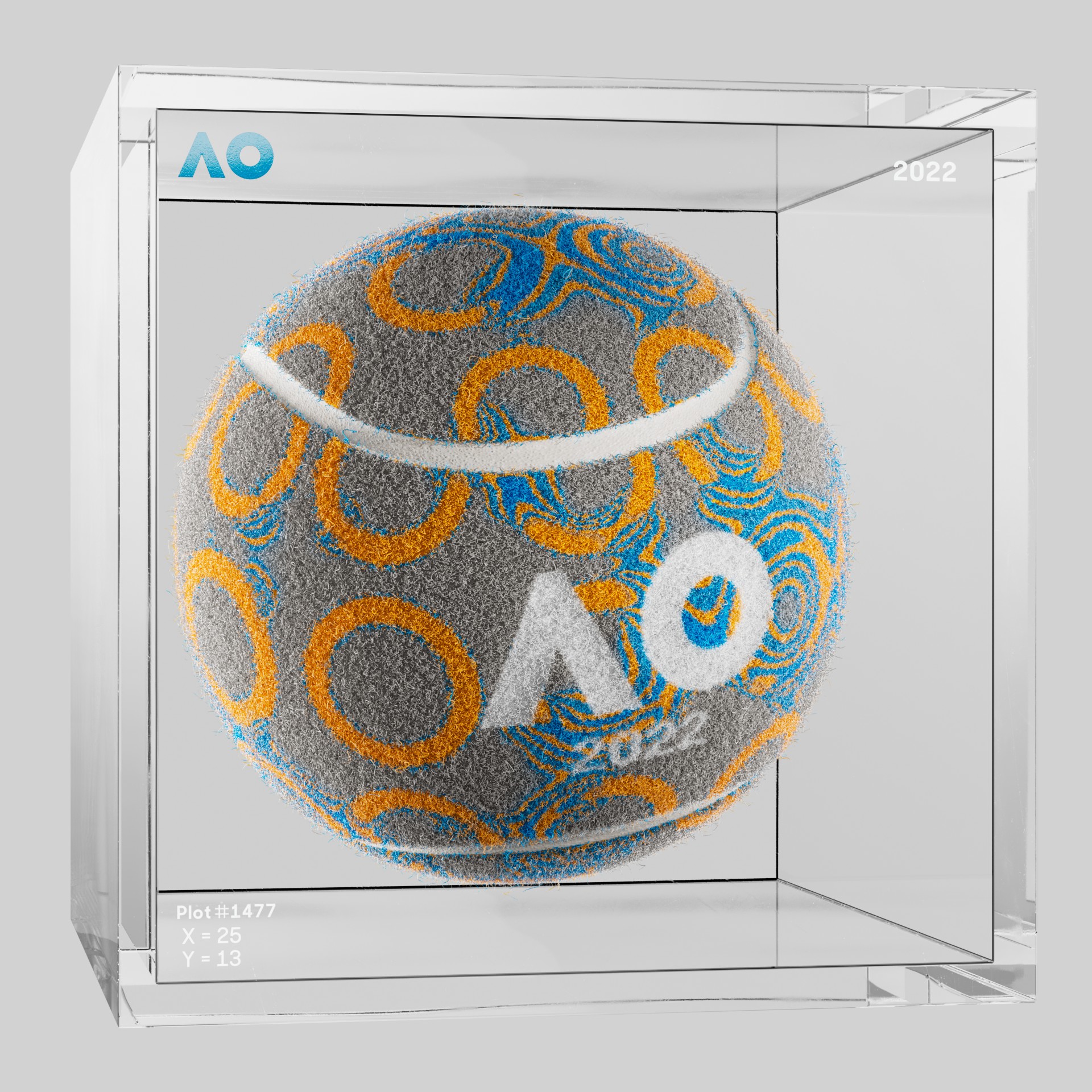 The Australian Open - The Australian Open Art Ball - AO Art Ball #5432 - NFT # 5432