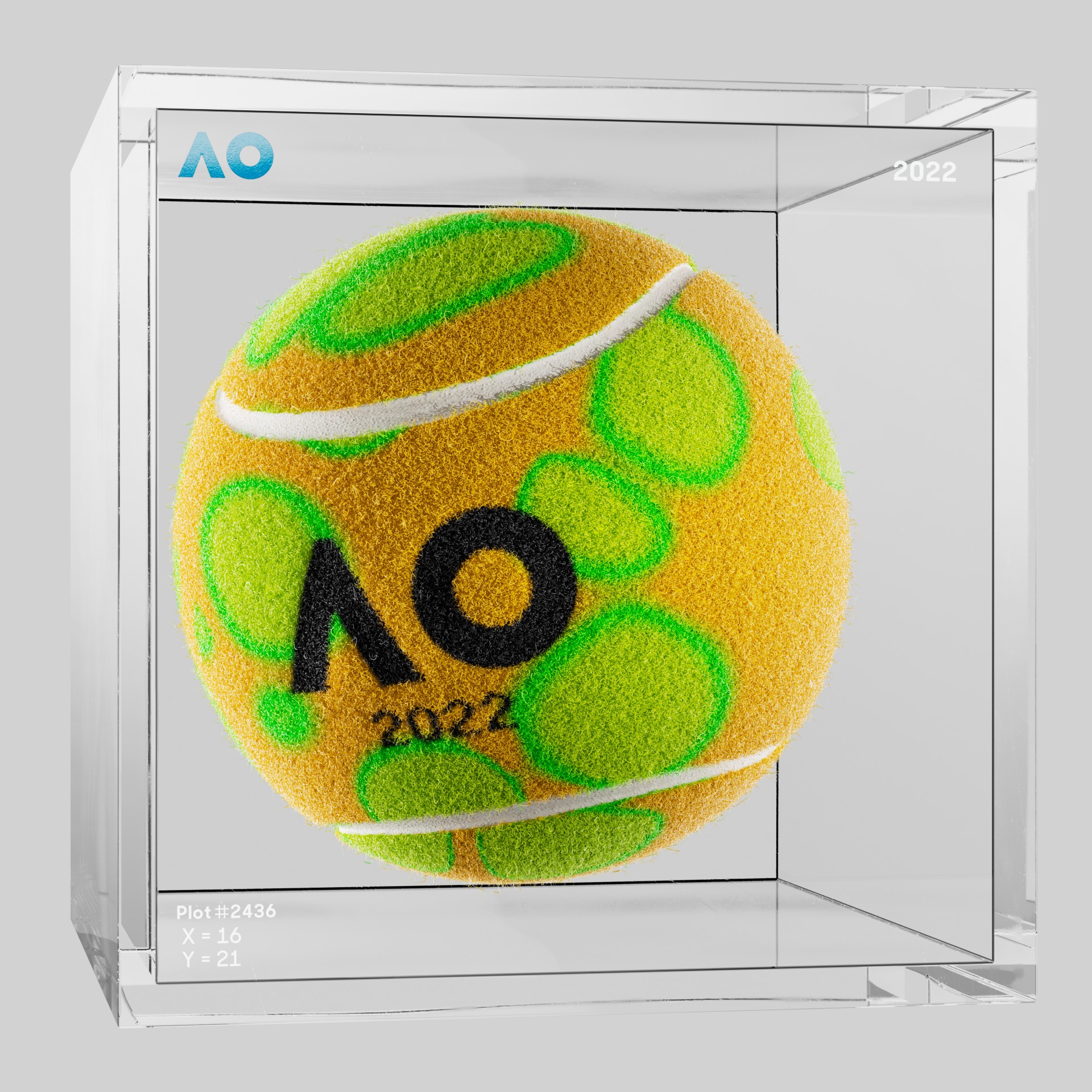 The Australian Open - The Australian Open Art Ball - AO Art Ball #5441 - NFT # 5441