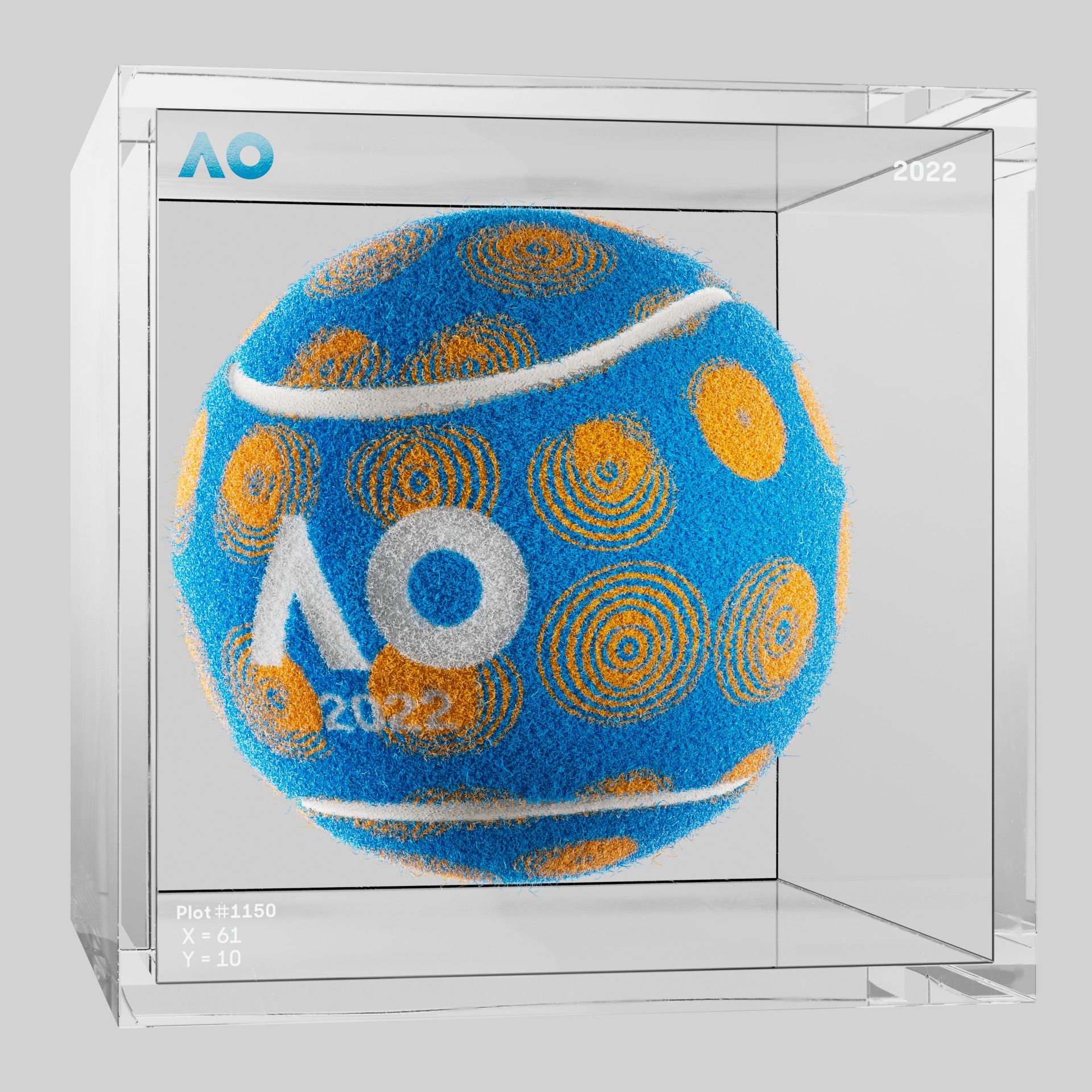 The Australian Open - The Australian Open Art Ball - AO Art Ball #5471 - NFT # 5471