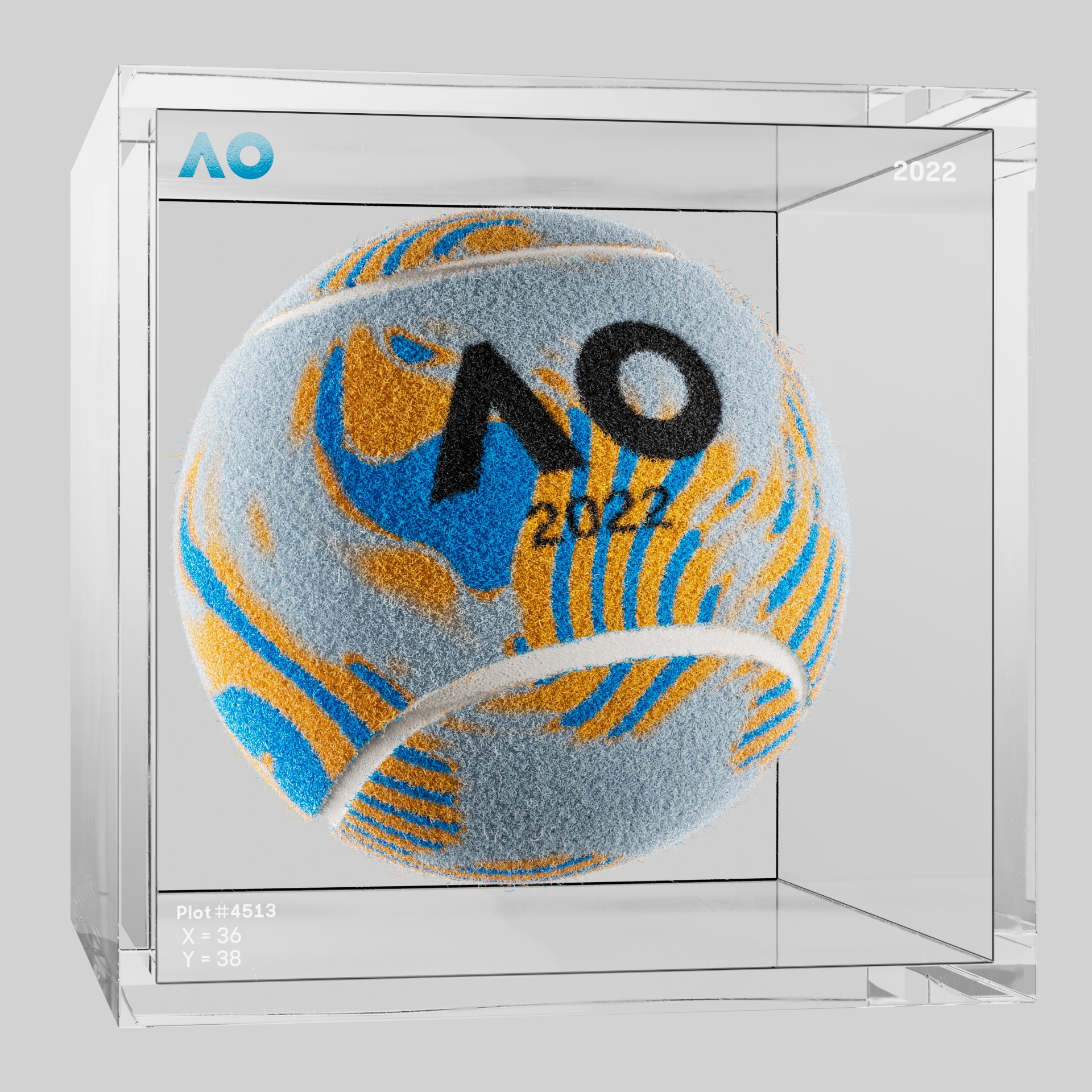 The Australian Open - The Australian Open Art Ball - AO Art Ball #5479 - NFT # 5479