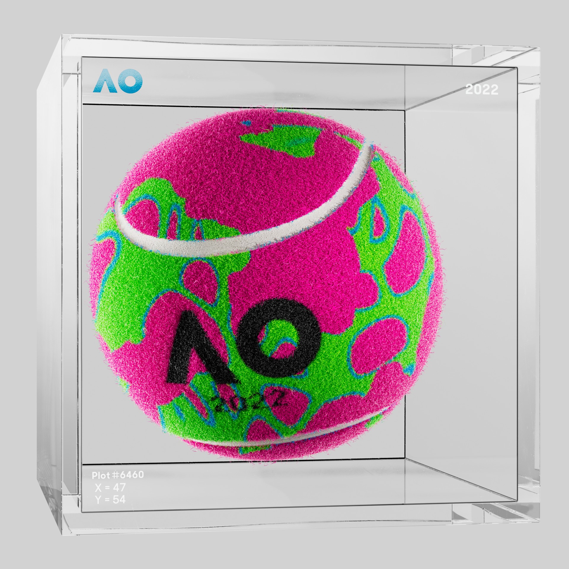 The Australian Open - The Australian Open Art Ball - AO Art Ball #5481 - NFT # 5481