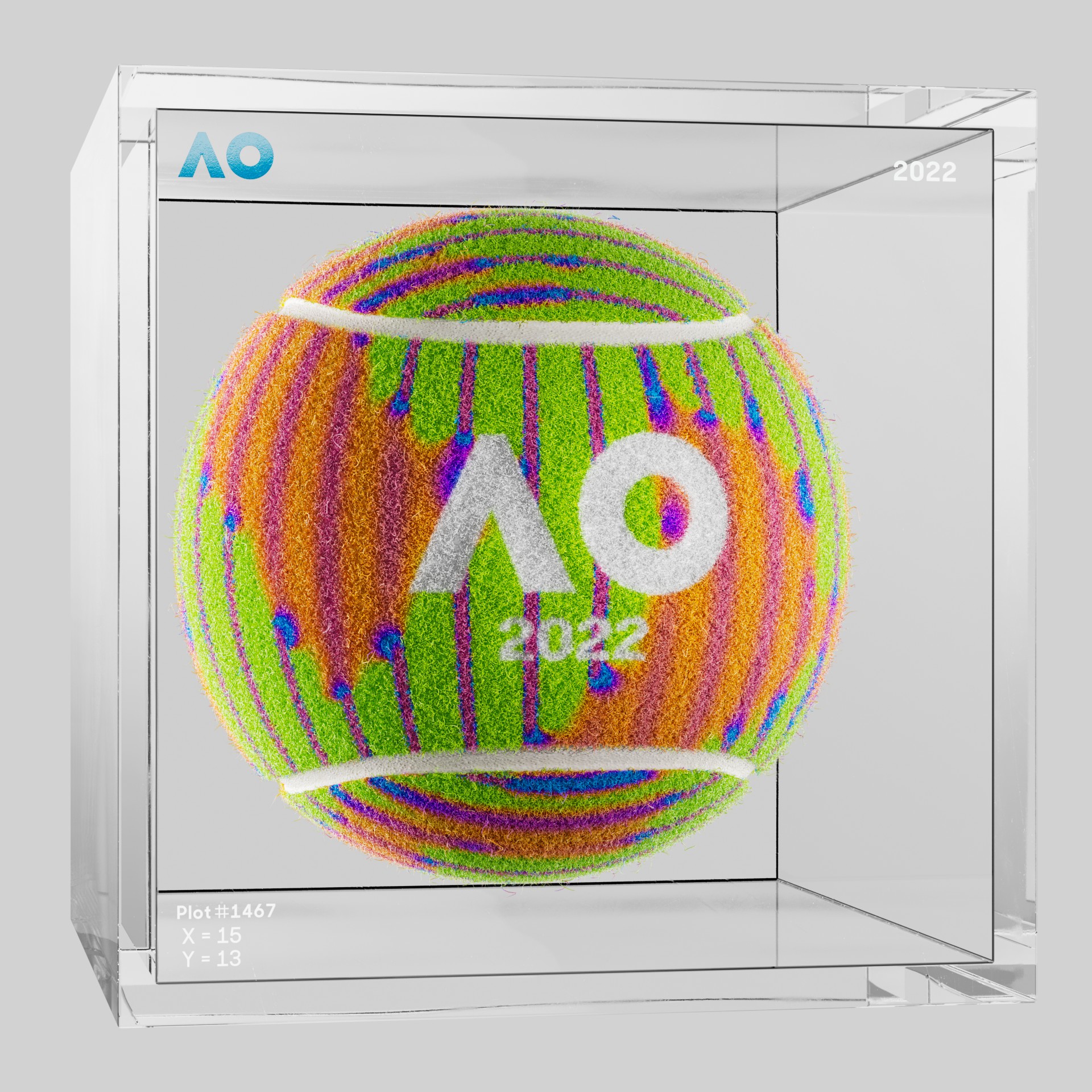 The Australian Open - The Australian Open Art Ball - AO Art Ball #5483 - NFT # 5483