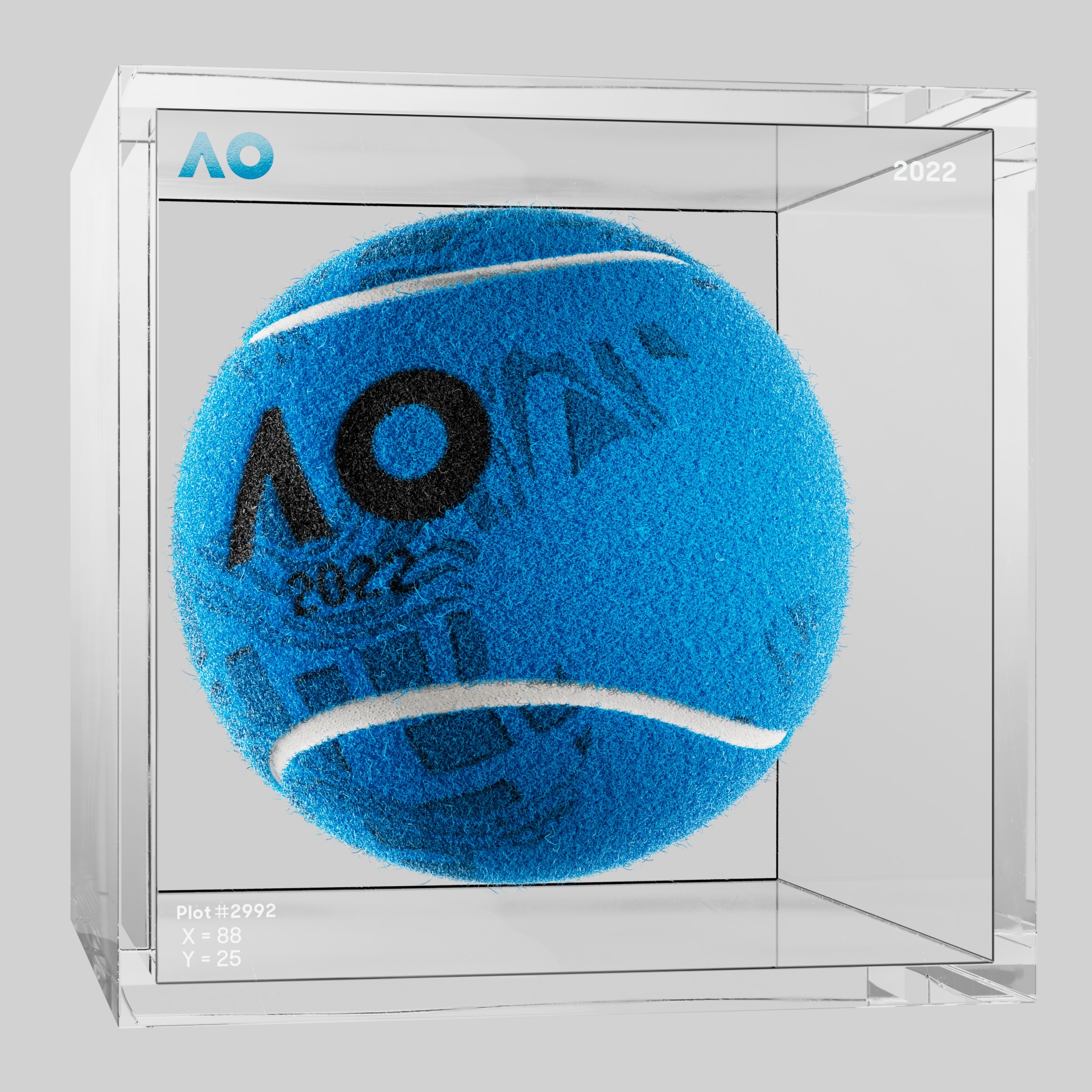 The Australian Open - The Australian Open Art Ball - AO Art Ball #5492 - NFT # 5492