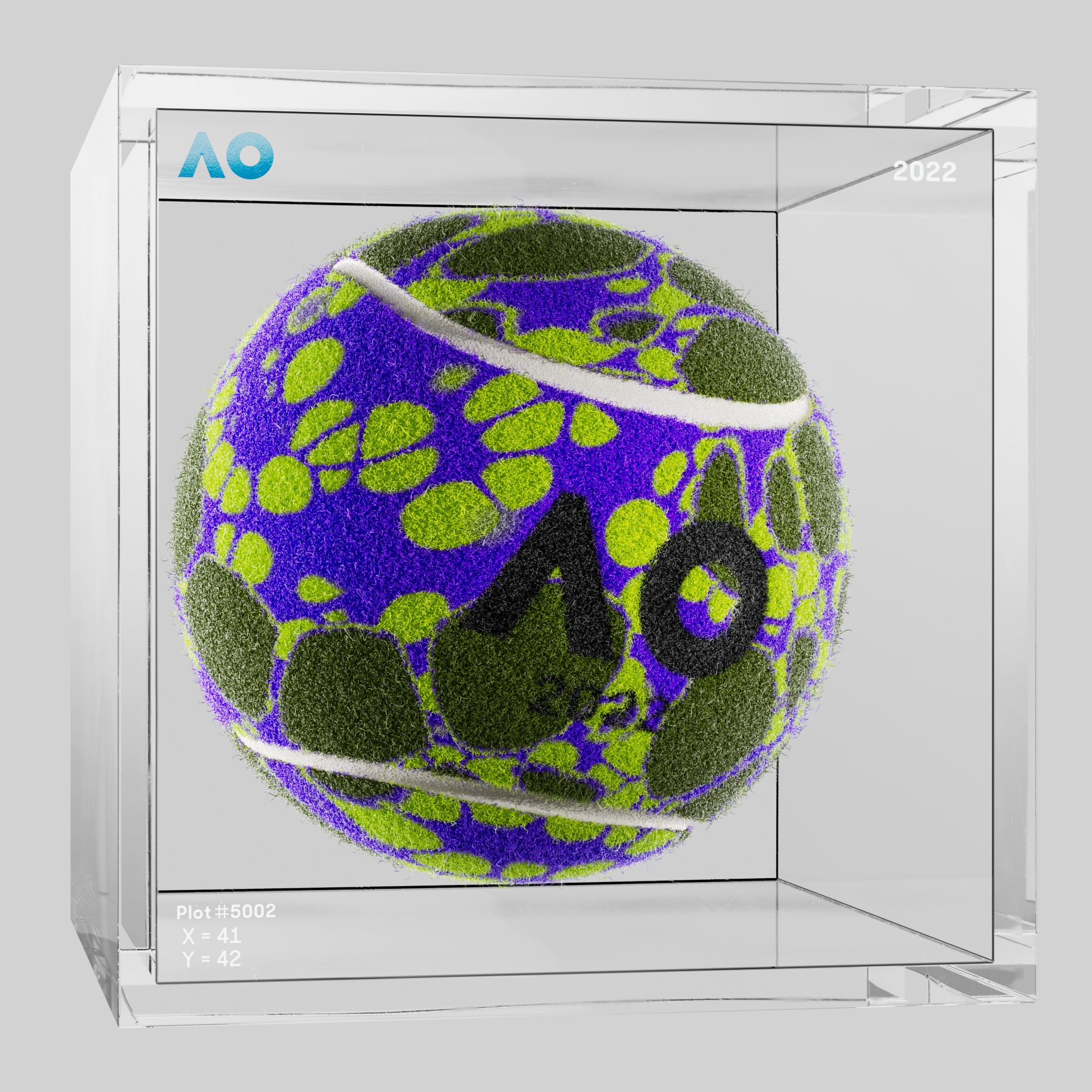 The Australian Open - The Australian Open Art Ball - AO Art Ball #5499 - NFT # 5499