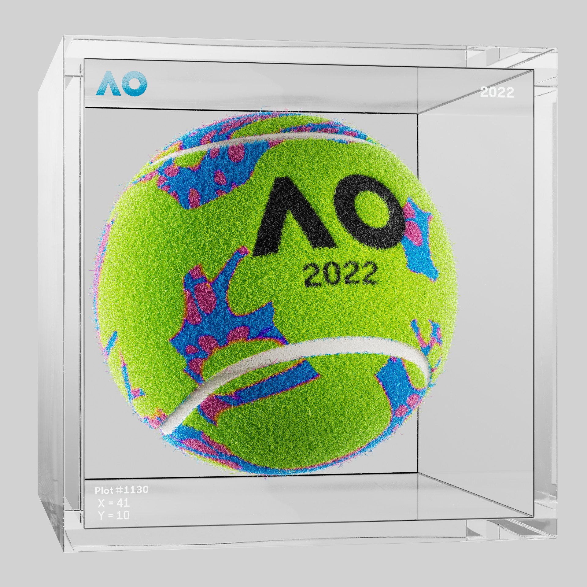 The Australian Open - The Australian Open Art Ball - AO Art Ball #5533 - NFT # 5533