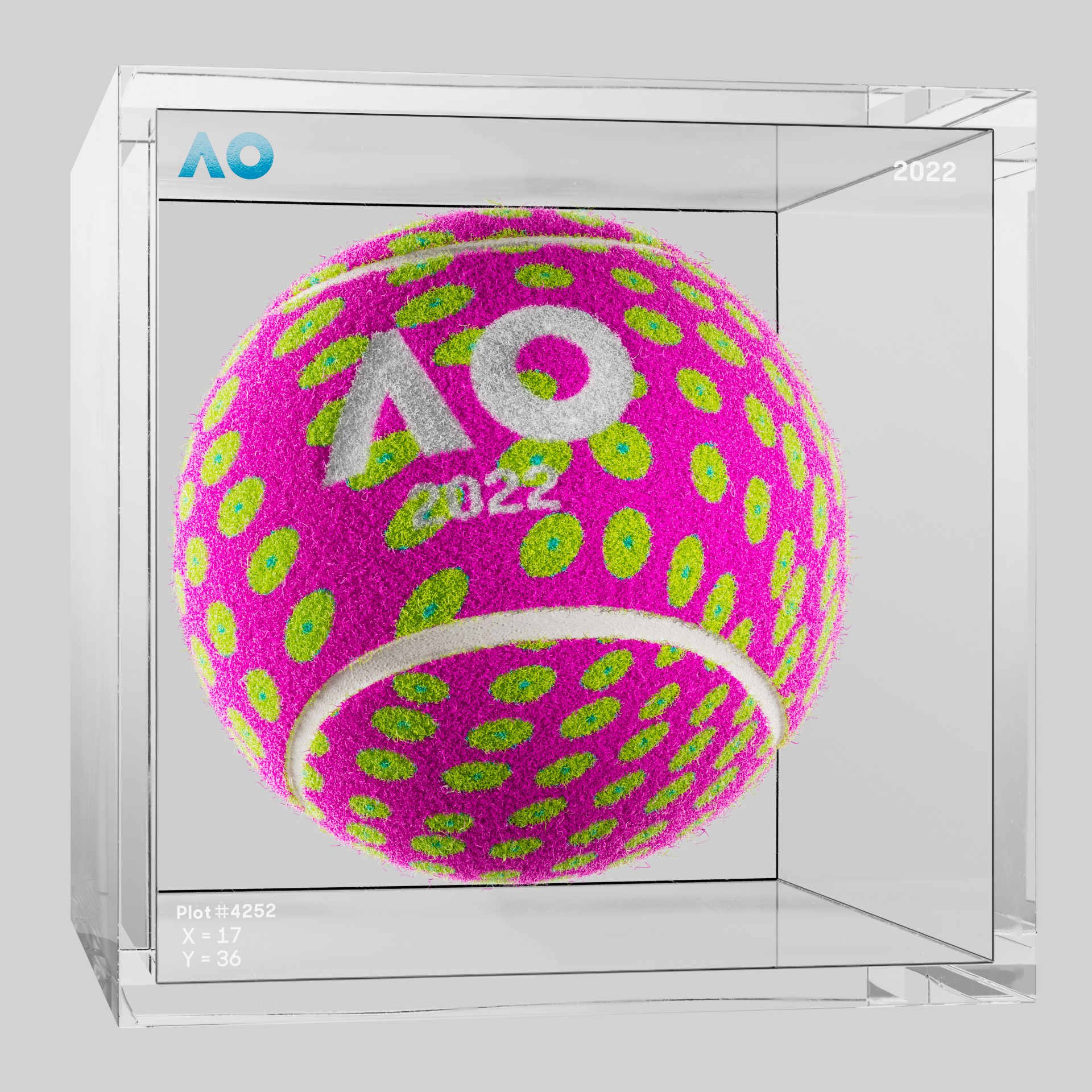 The Australian Open - The Australian Open Art Ball - AO Art Ball #5541 - NFT # 5541