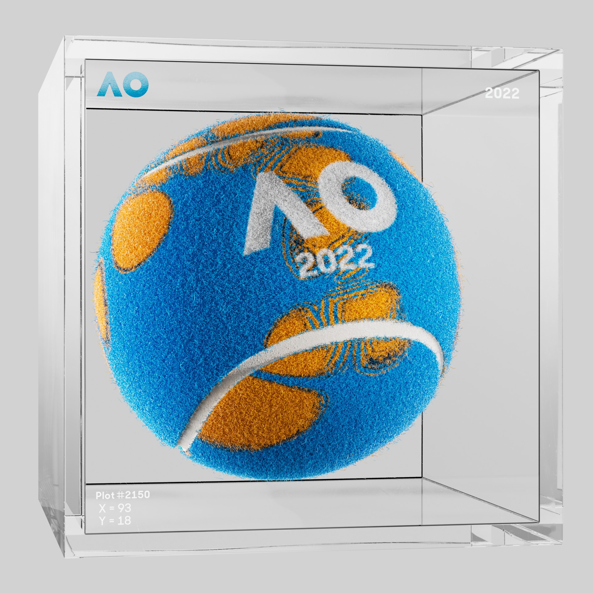 The Australian Open - The Australian Open Art Ball - AO Art Ball #5560 - NFT # 5560