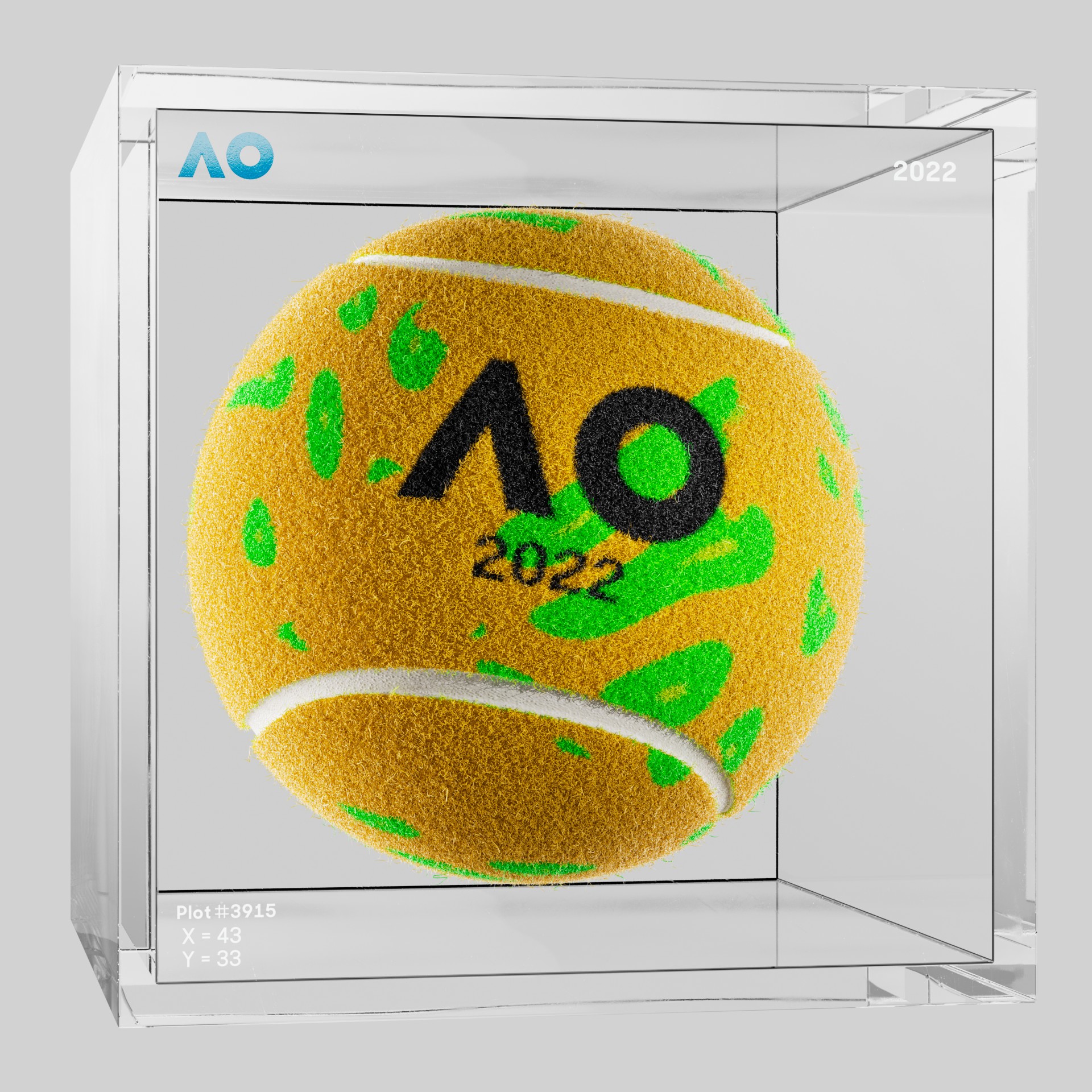 The Australian Open - The Australian Open Art Ball - AO Art Ball #5583 - NFT # 5583