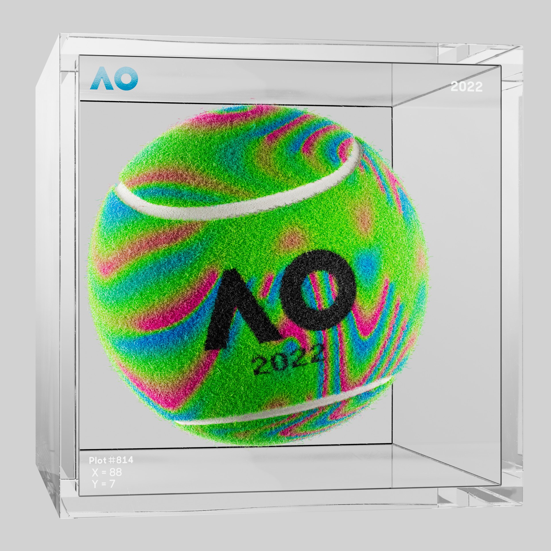 The Australian Open - The Australian Open Art Ball - AO Art Ball #5585 - NFT # 5585