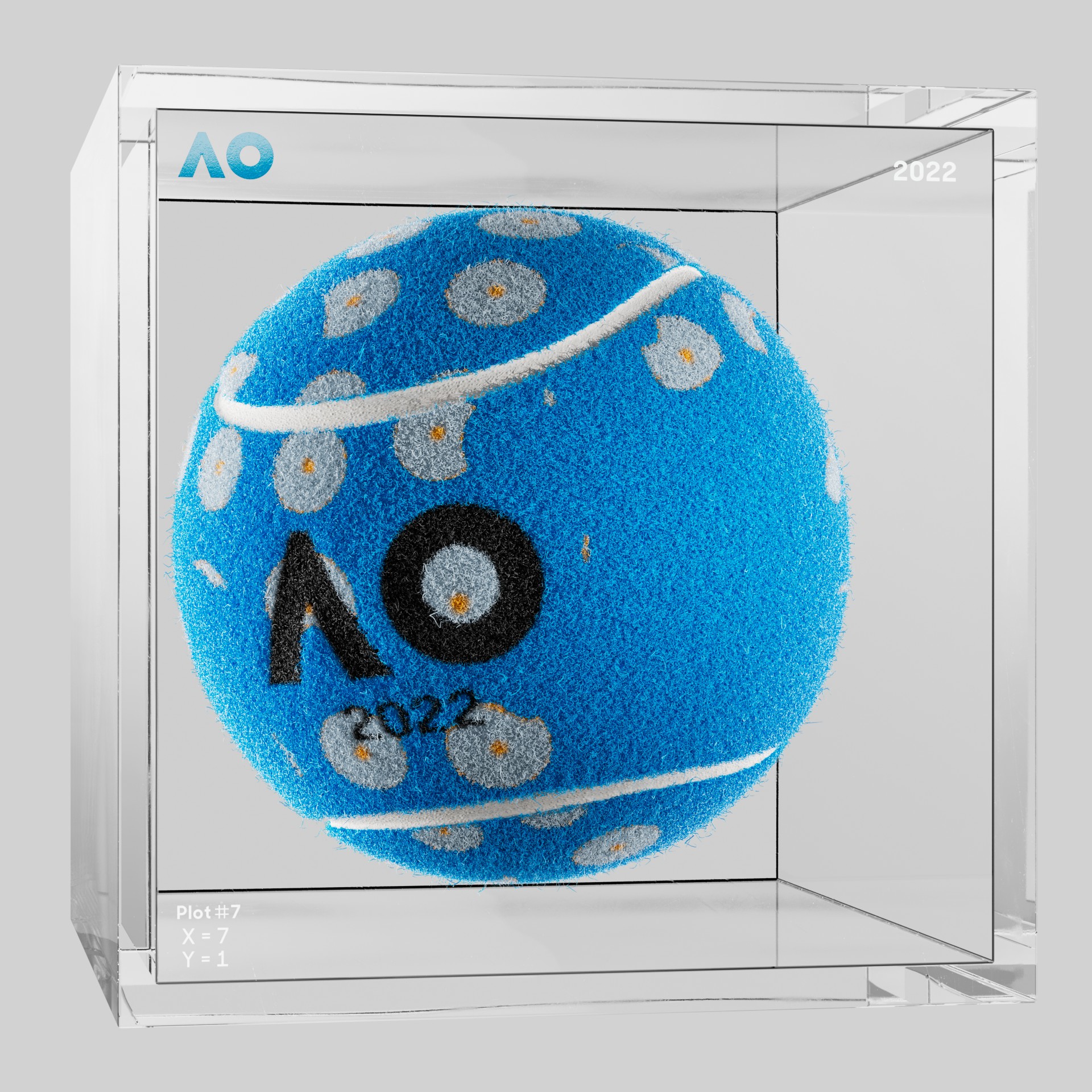 The Australian Open - The Australian Open Art Ball - AO Art Ball #560 - NFT # 560