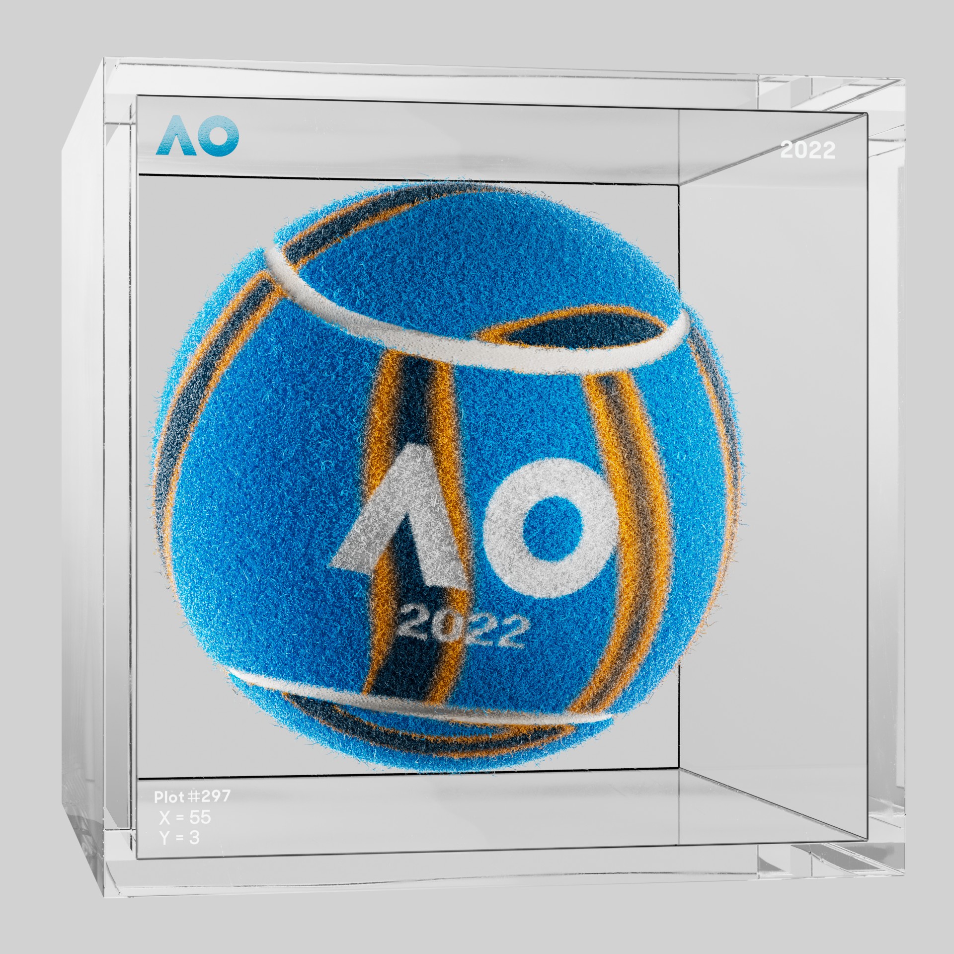 The Australian Open - The Australian Open Art Ball - AO Art Ball #5601 - NFT # 5601