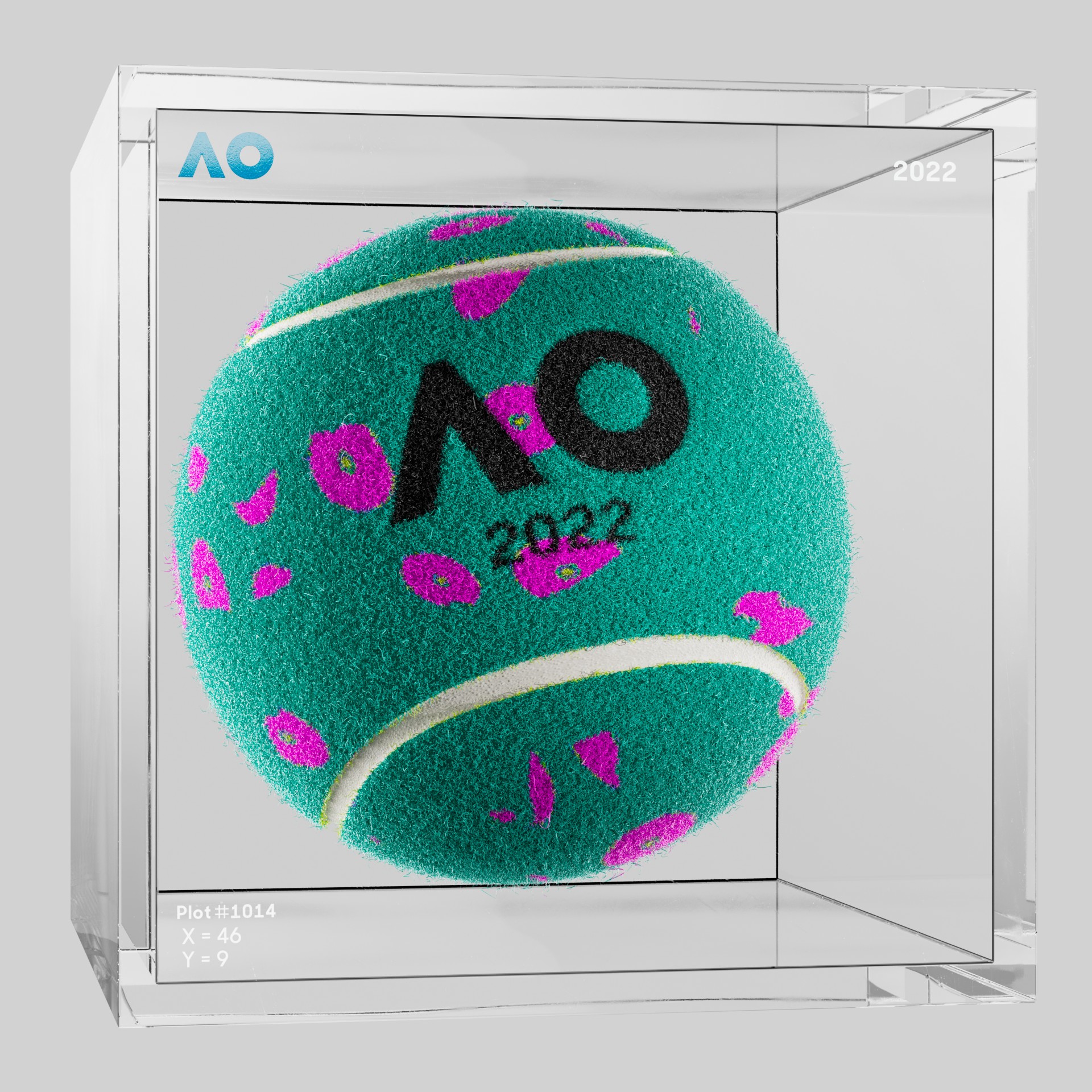 The Australian Open - The Australian Open Art Ball - AO Art Ball #5602 - NFT # 5602