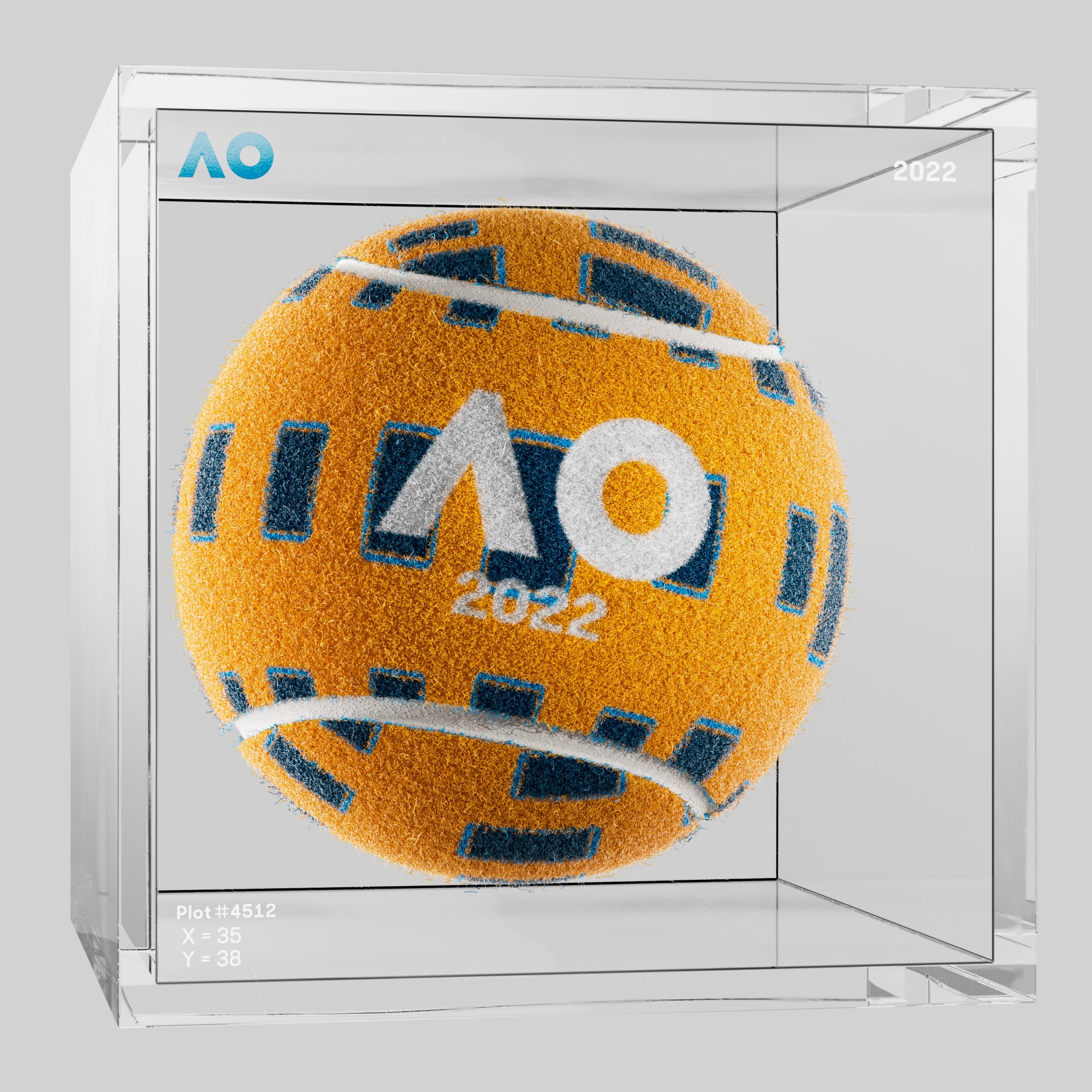 The Australian Open - The Australian Open Art Ball - AO Art Ball #5603 - NFT # 5603