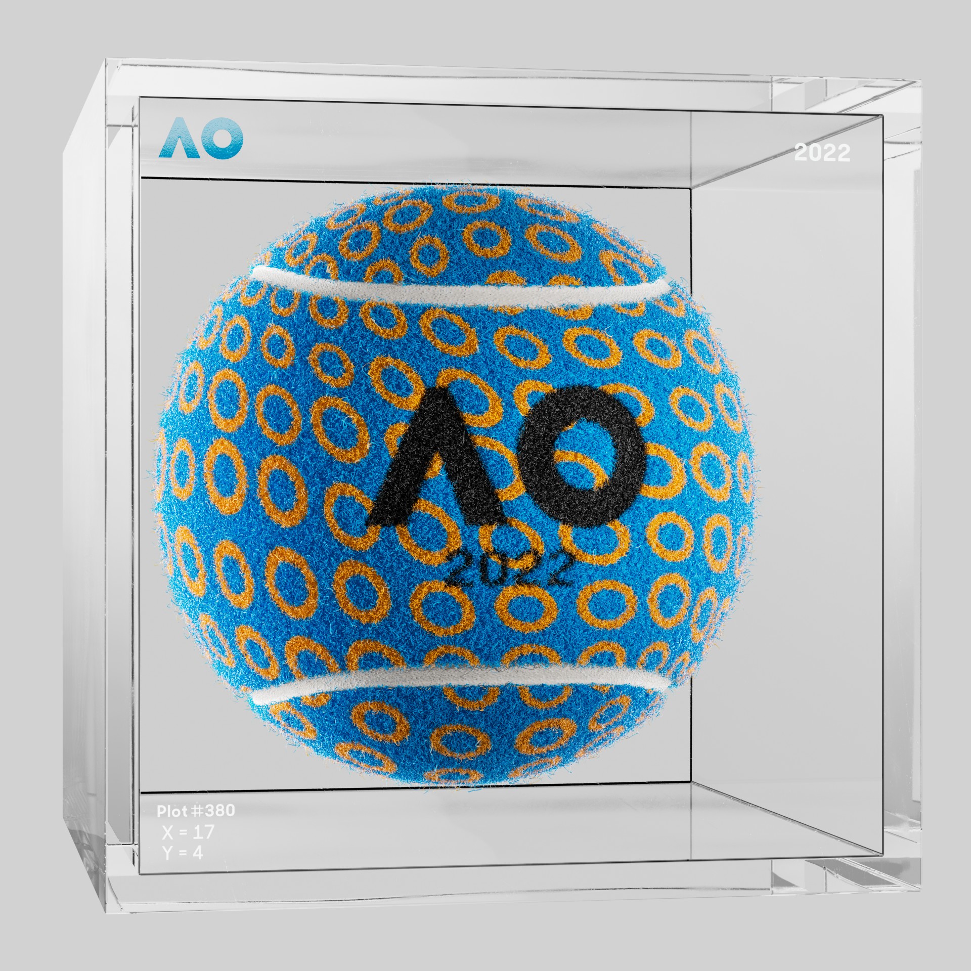The Australian Open - The Australian Open Art Ball - AO Art Ball #5631 - NFT # 5631