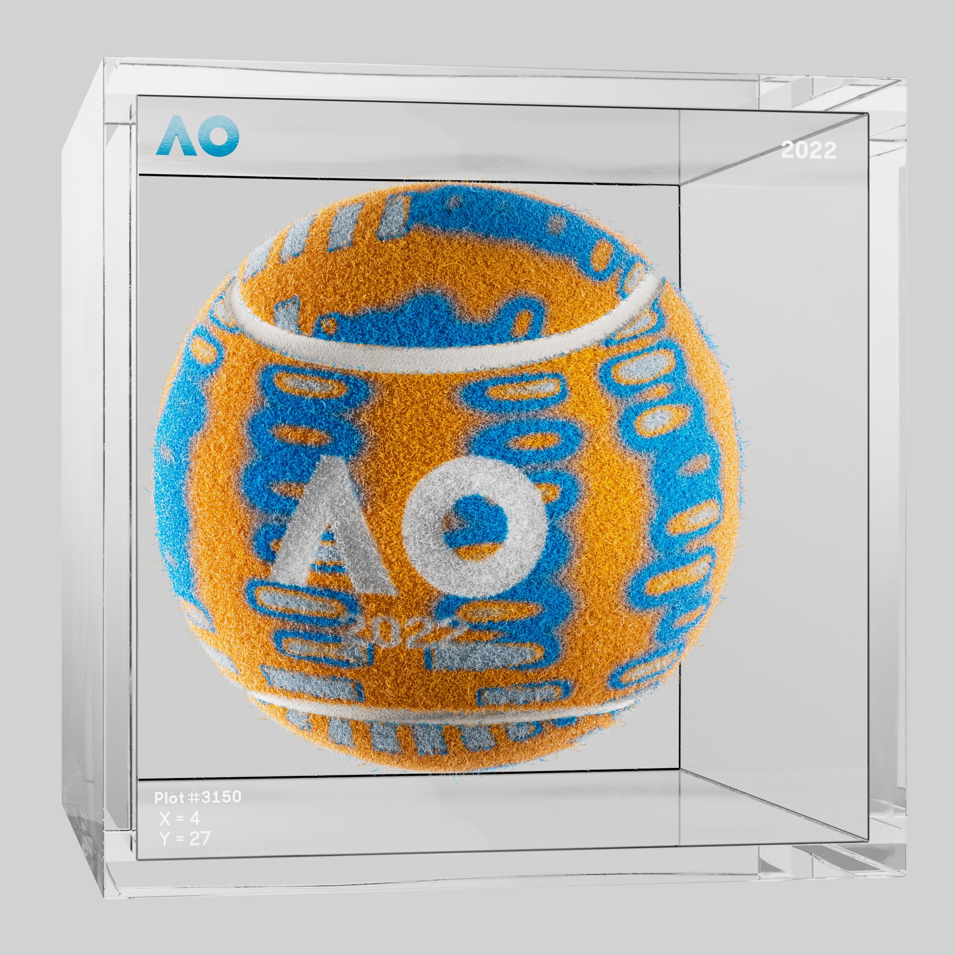 The Australian Open - The Australian Open Art Ball - AO Art Ball #5632 - NFT # 5632