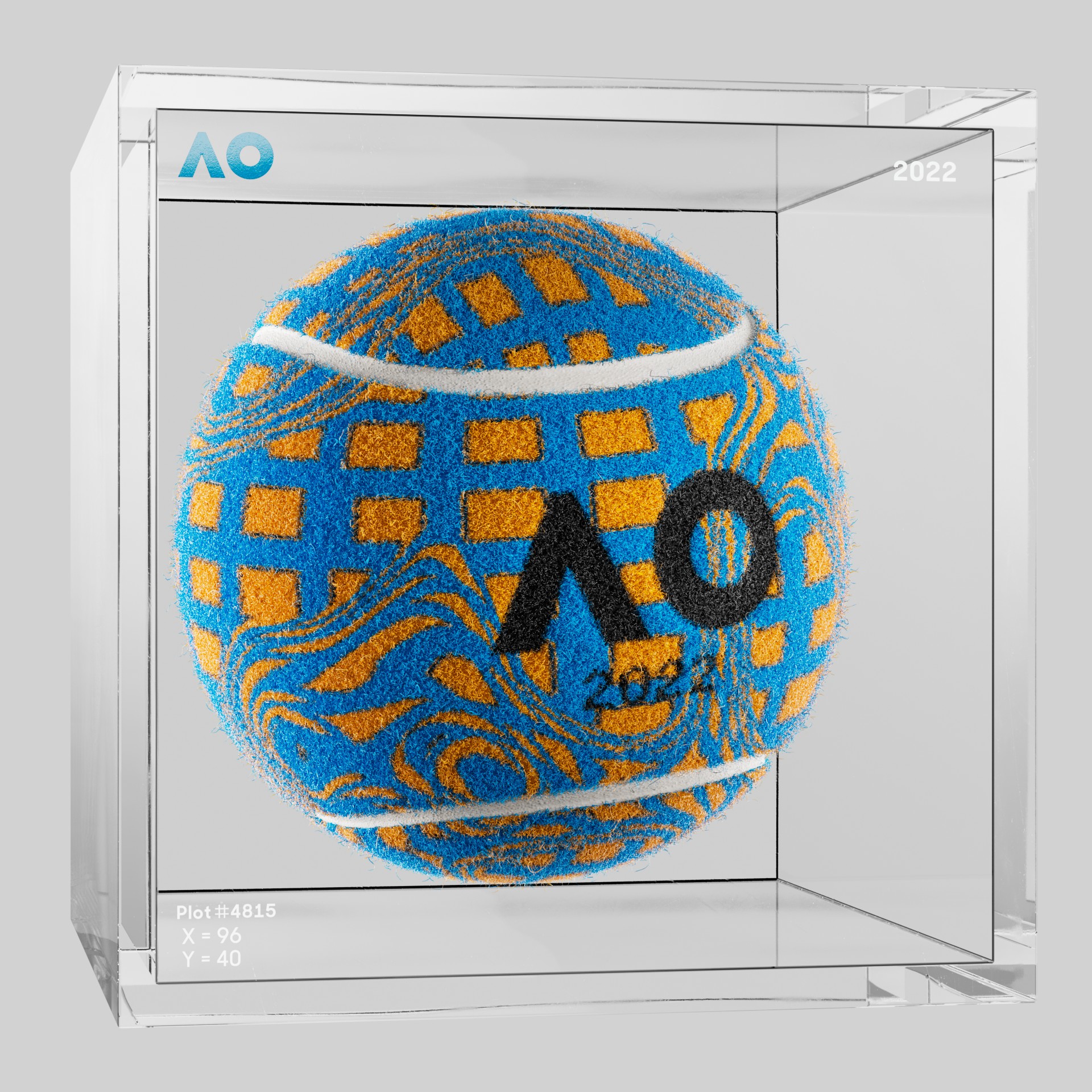 The Australian Open - The Australian Open Art Ball - AO Art Ball #5651 - NFT # 5651