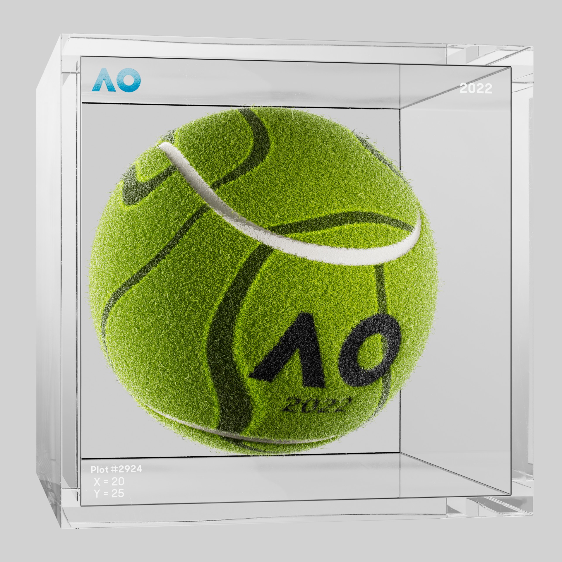 The Australian Open - The Australian Open Art Ball - AO Art Ball #5653 - NFT # 5653