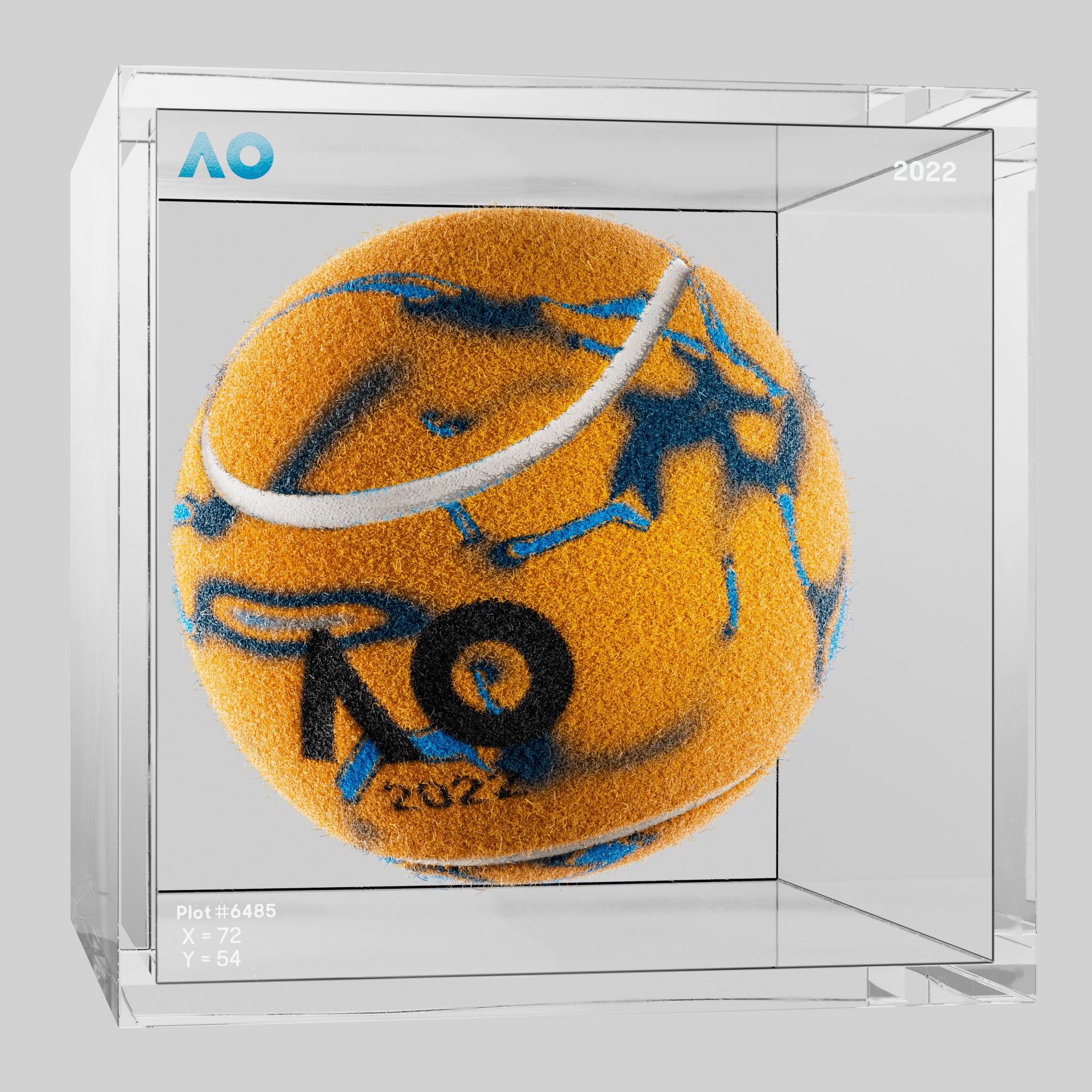 The Australian Open - The Australian Open Art Ball - AO Art Ball #5657 - NFT # 5657
