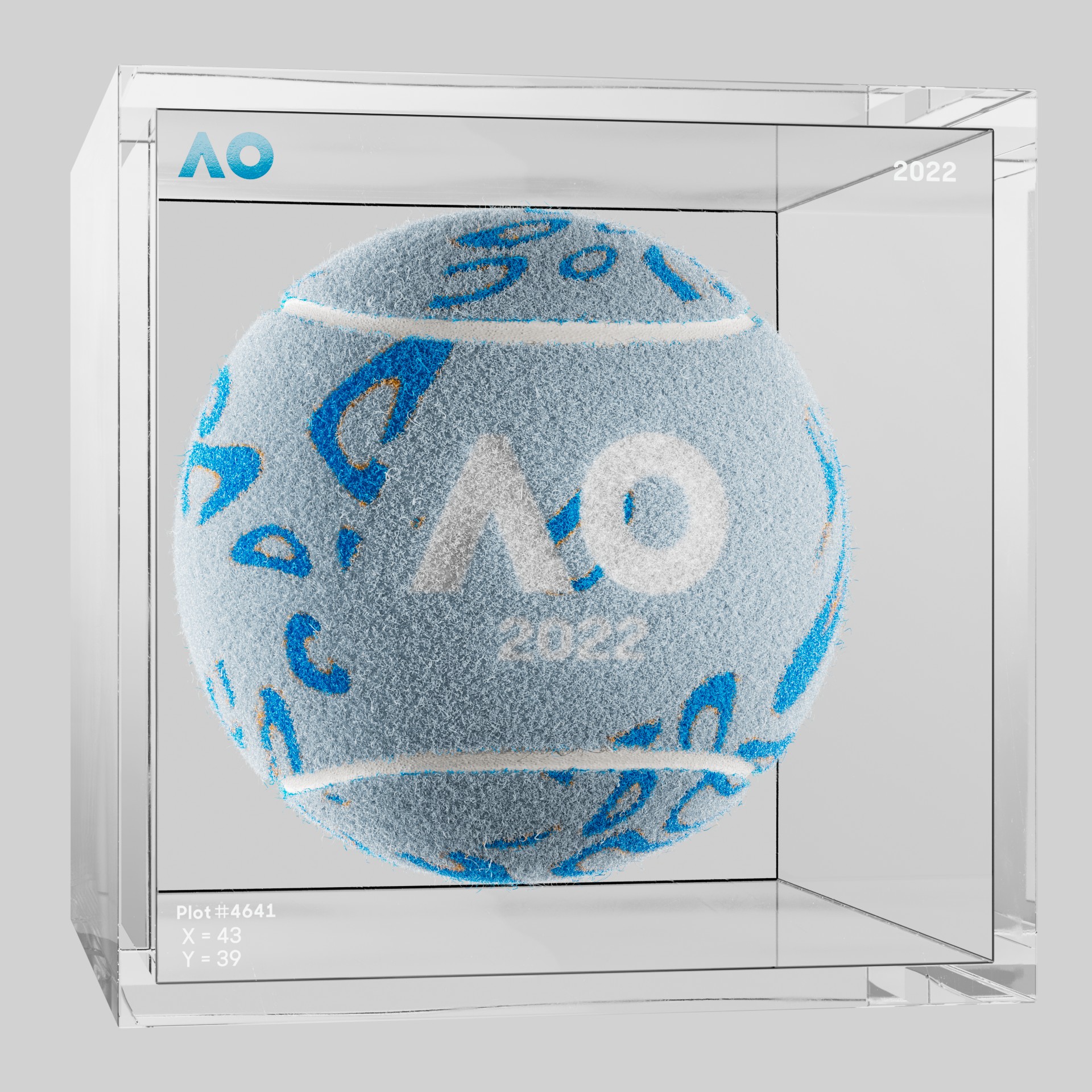 The Australian Open - The Australian Open Art Ball - AO Art Ball #5659 - NFT # 5659