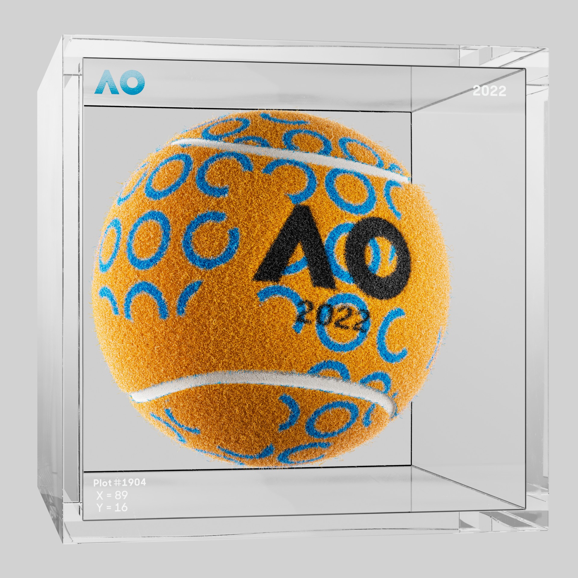 The Australian Open - The Australian Open Art Ball - AO Art Ball #5668 - NFT # 5668
