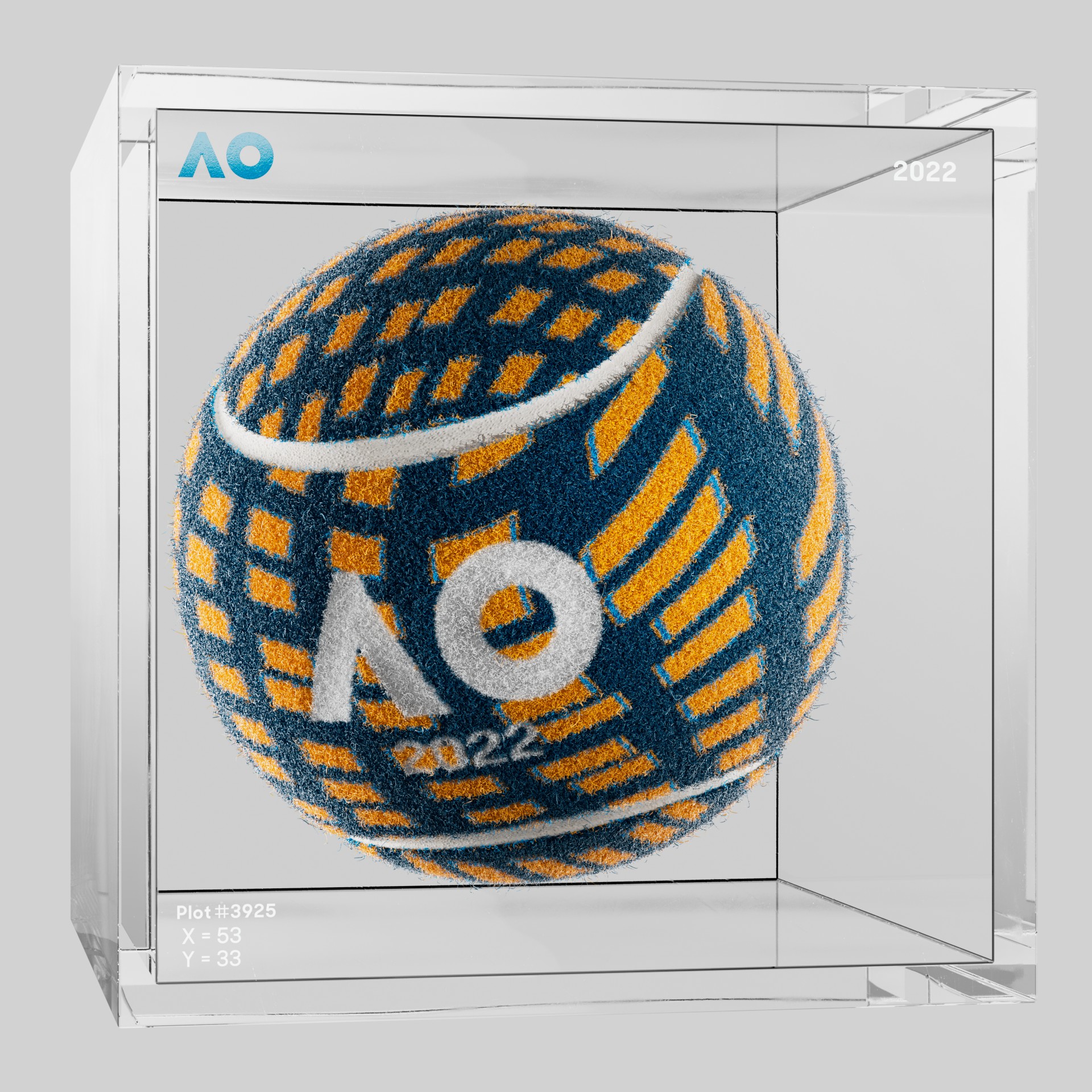 The Australian Open - The Australian Open Art Ball - AO Art Ball #5678 - NFT # 5678