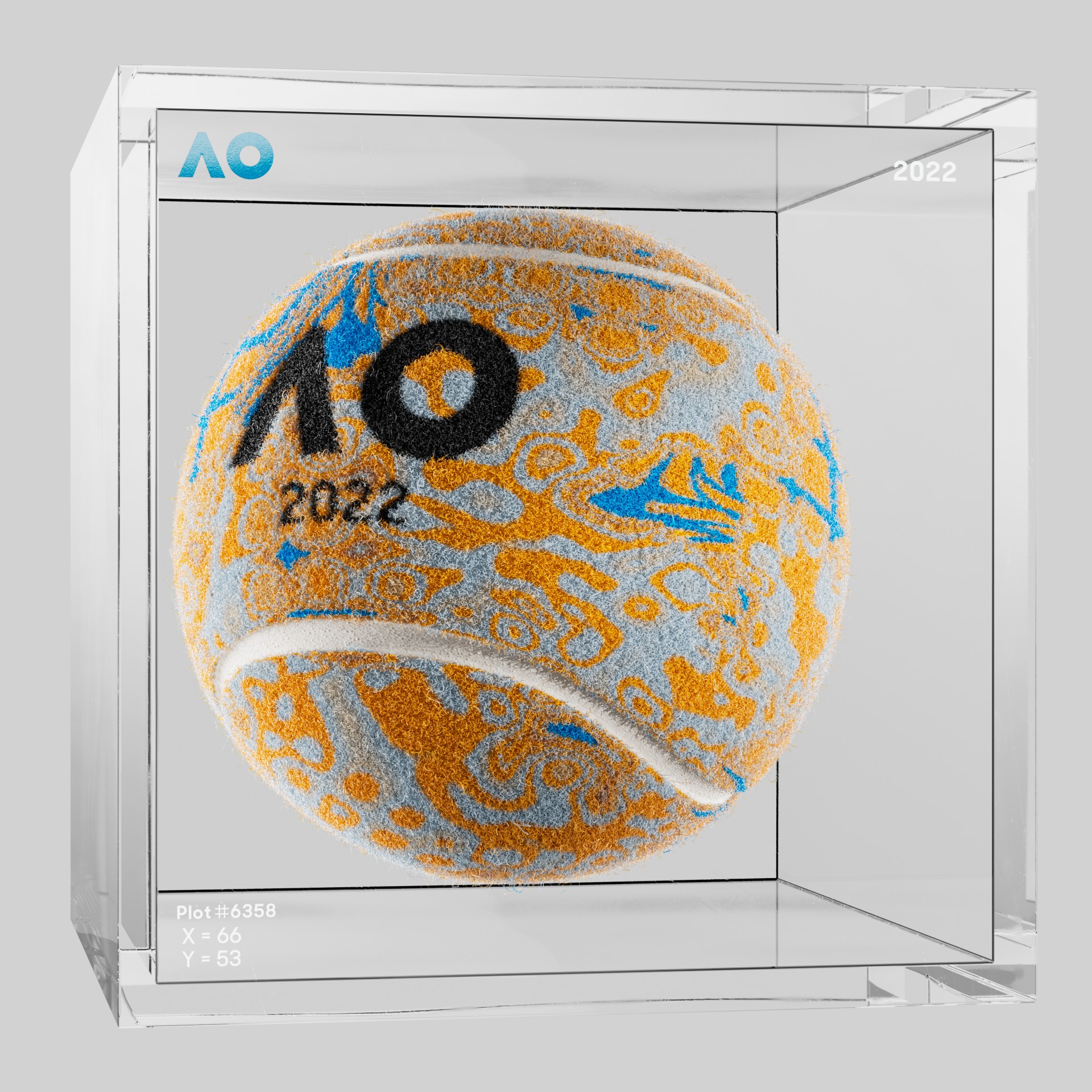 The Australian Open - The Australian Open Art Ball - AO Art Ball #5679 - NFT # 5679