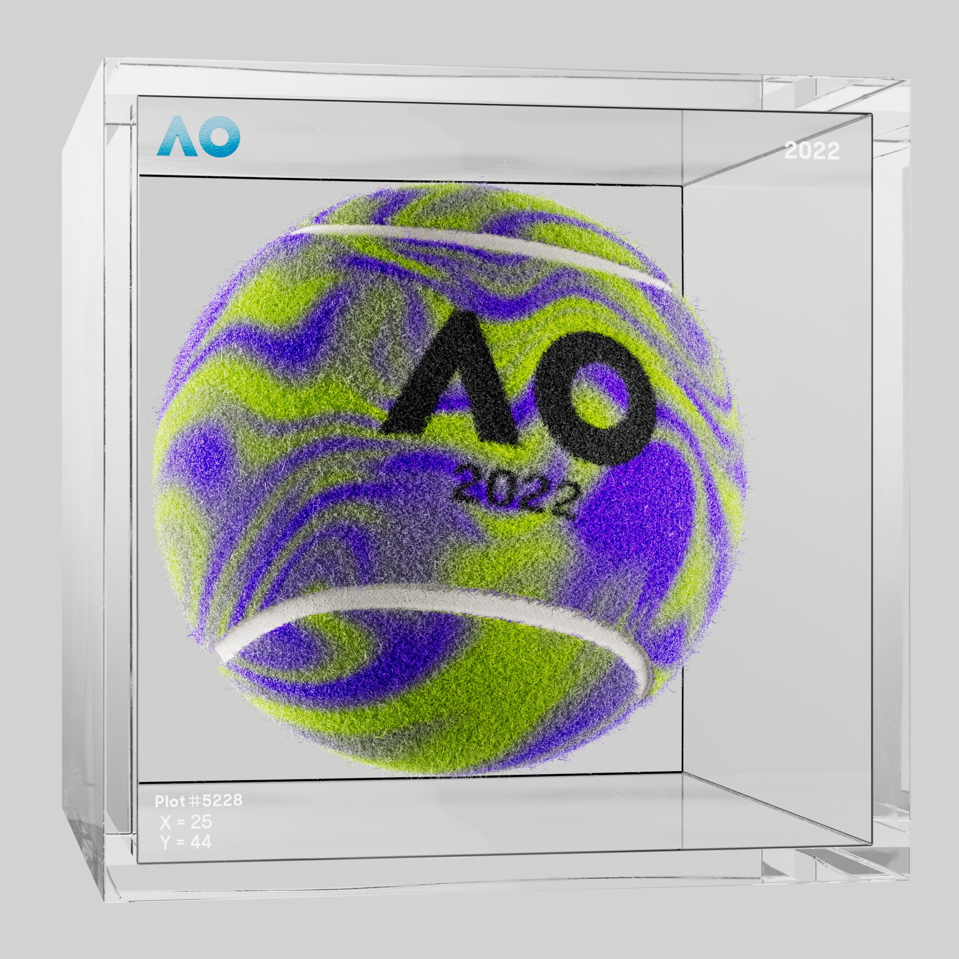 The Australian Open - The Australian Open Art Ball - AO Art Ball #5683 - NFT # 5683