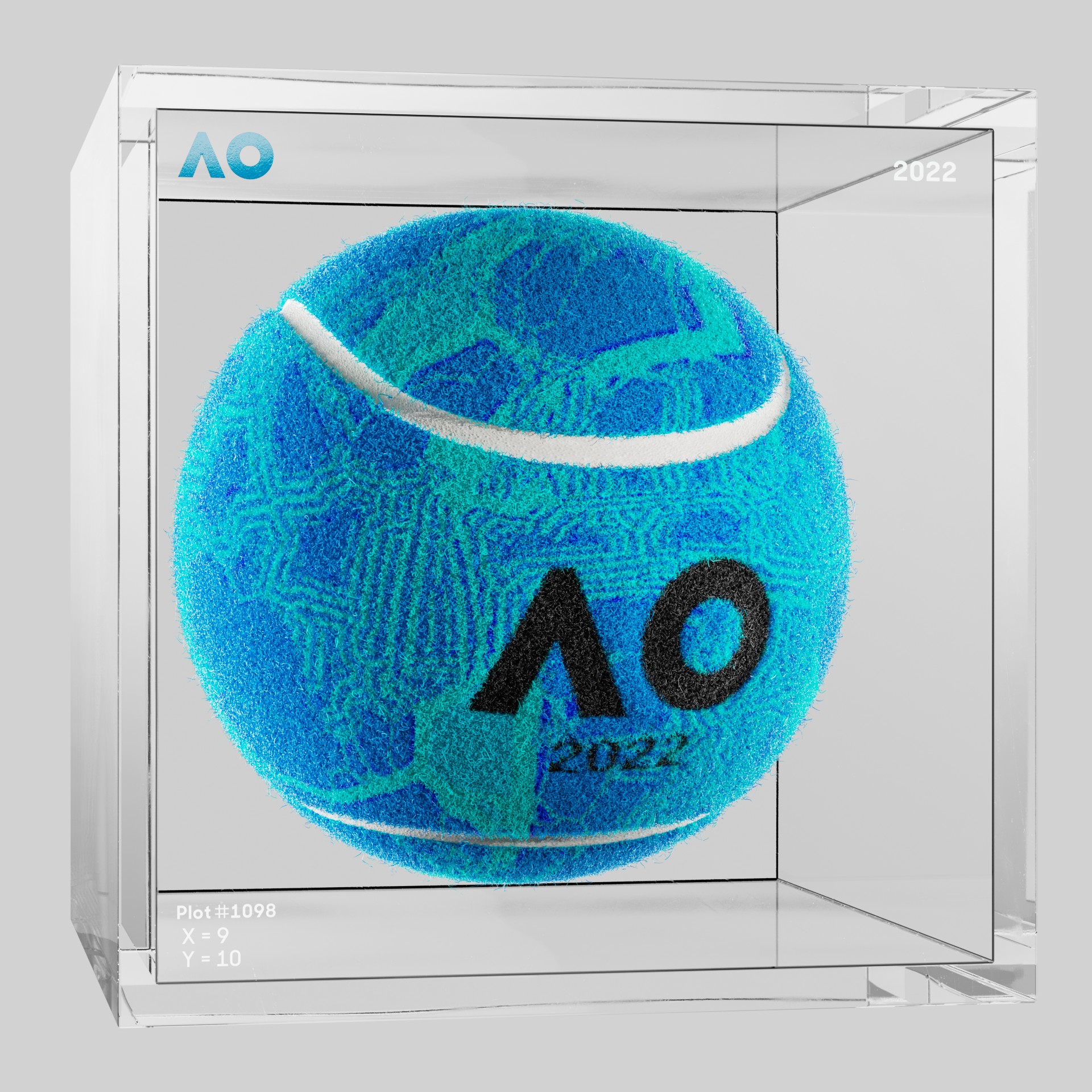 The Australian Open - The Australian Open Art Ball - AO Art Ball #5693 - NFT # 5693