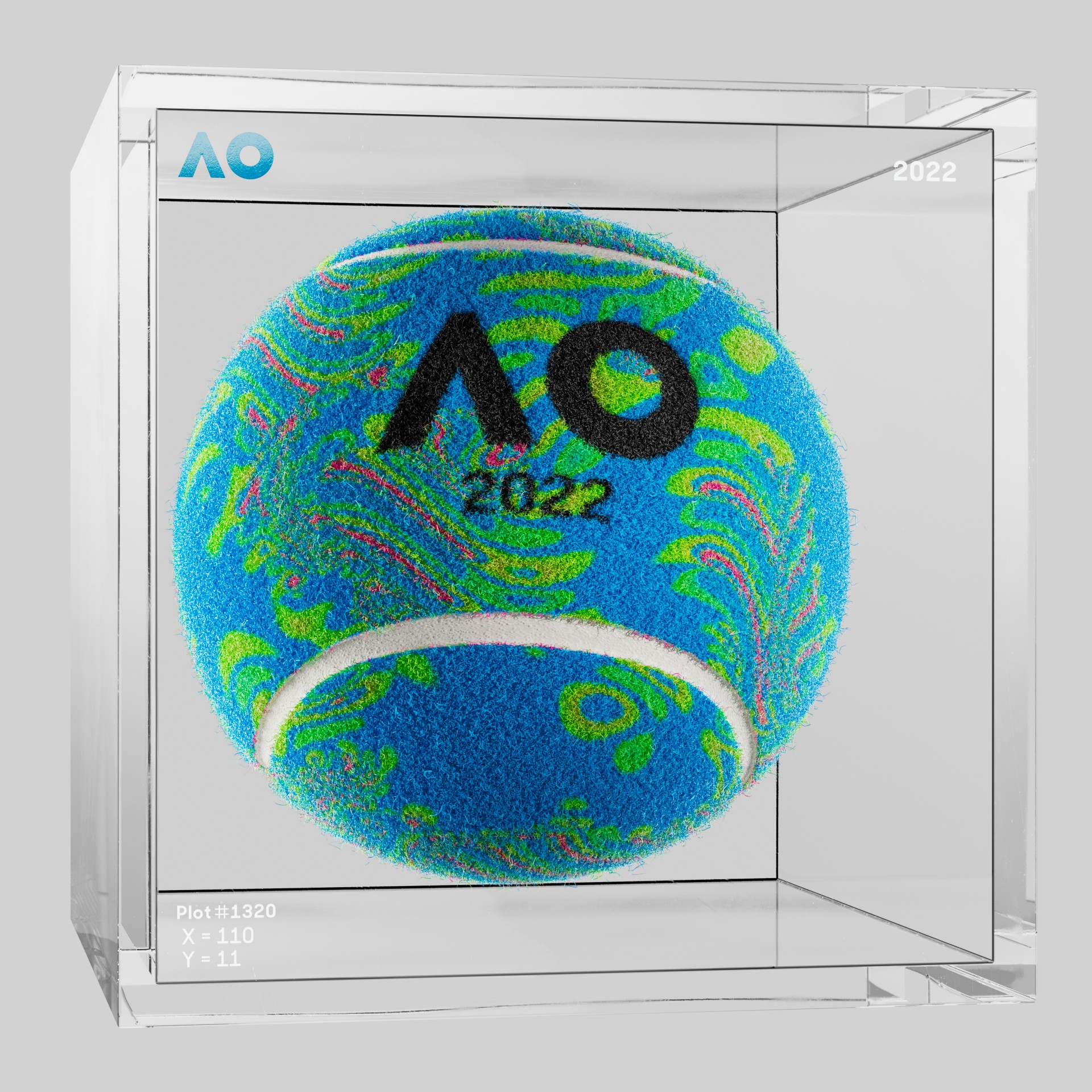 The Australian Open - The Australian Open Art Ball - AO Art Ball #5699 - NFT # 5699