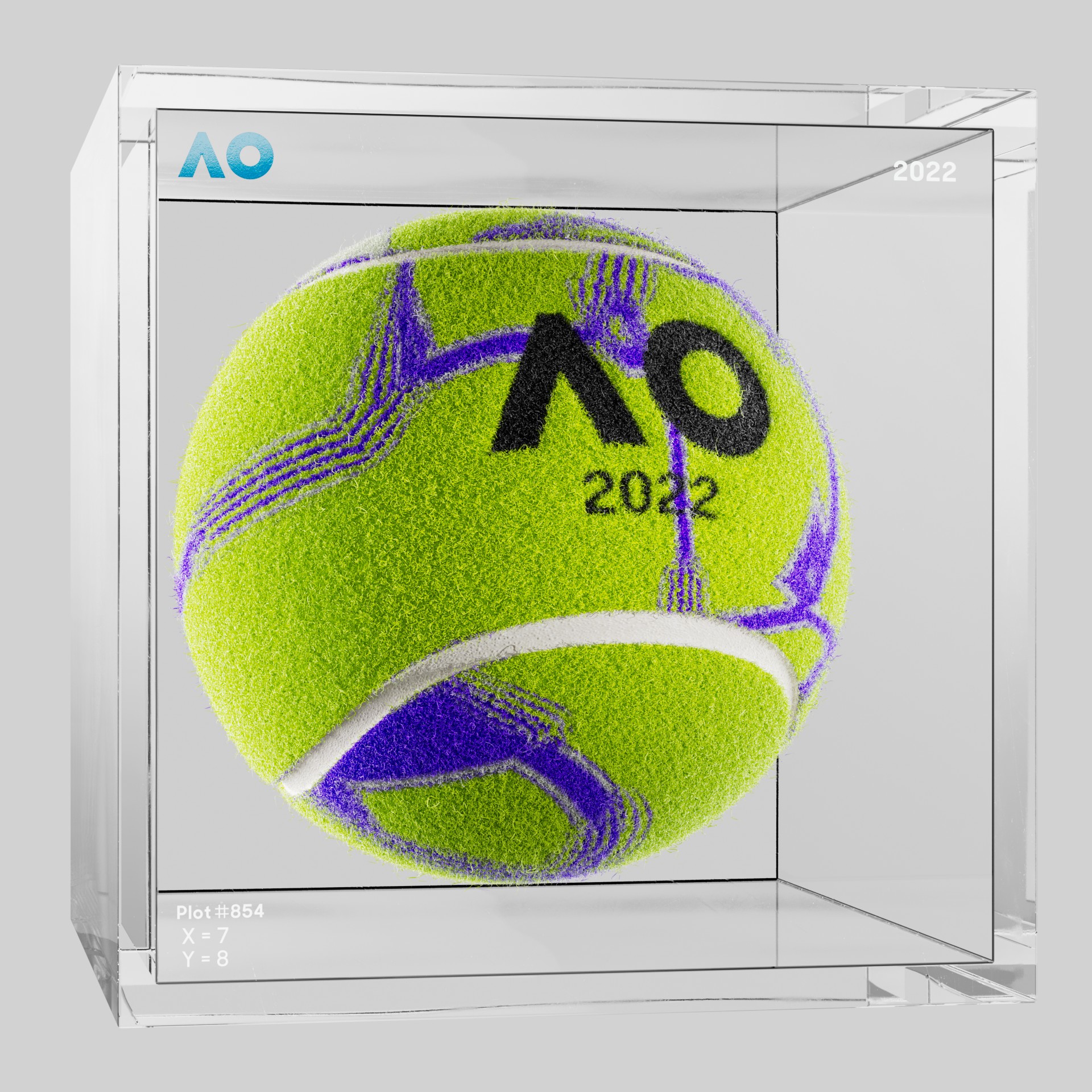 The Australian Open - The Australian Open Art Ball - AO Art Ball #5700 - NFT # 5700