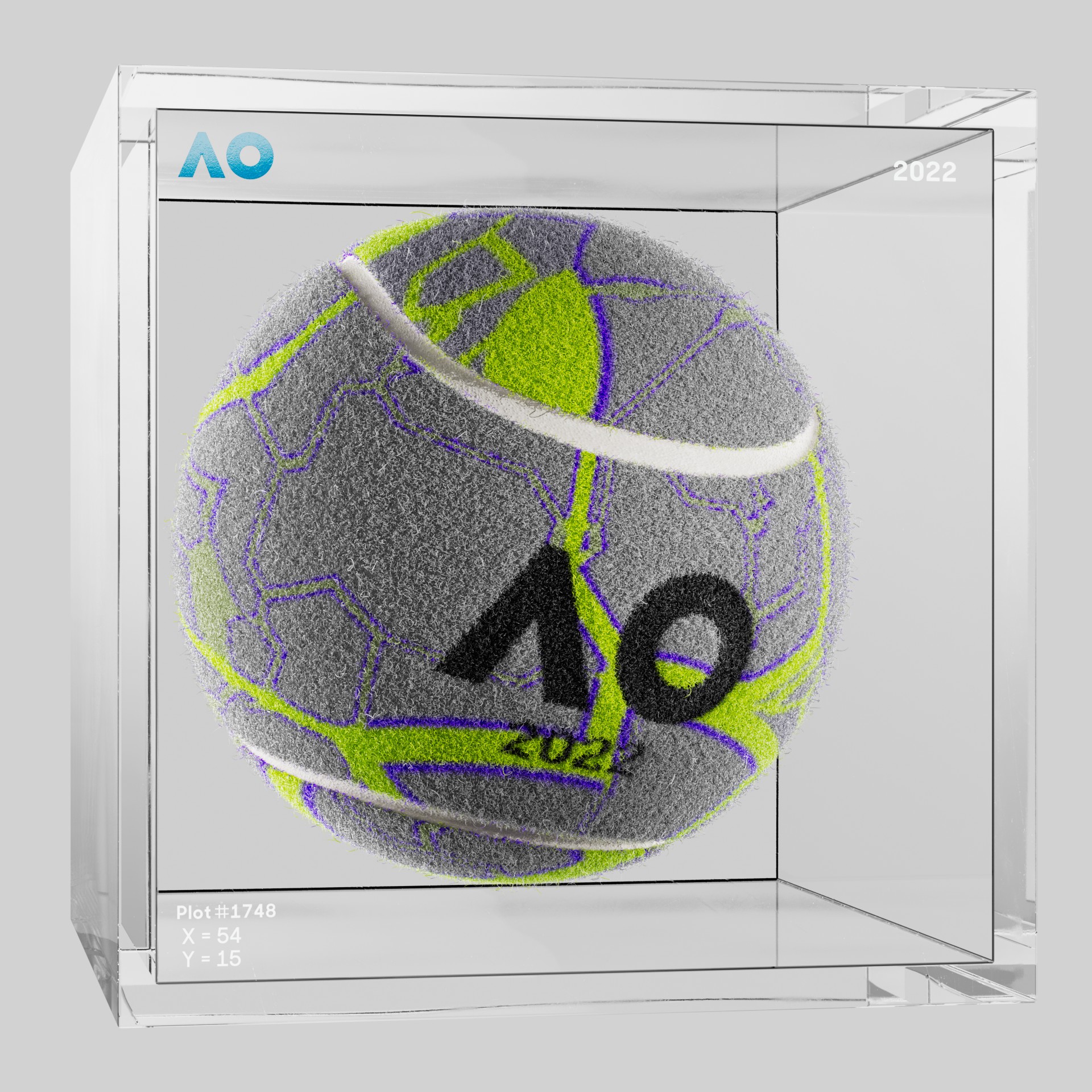 The Australian Open - The Australian Open Art Ball - AO Art Ball #5701 - NFT # 5701