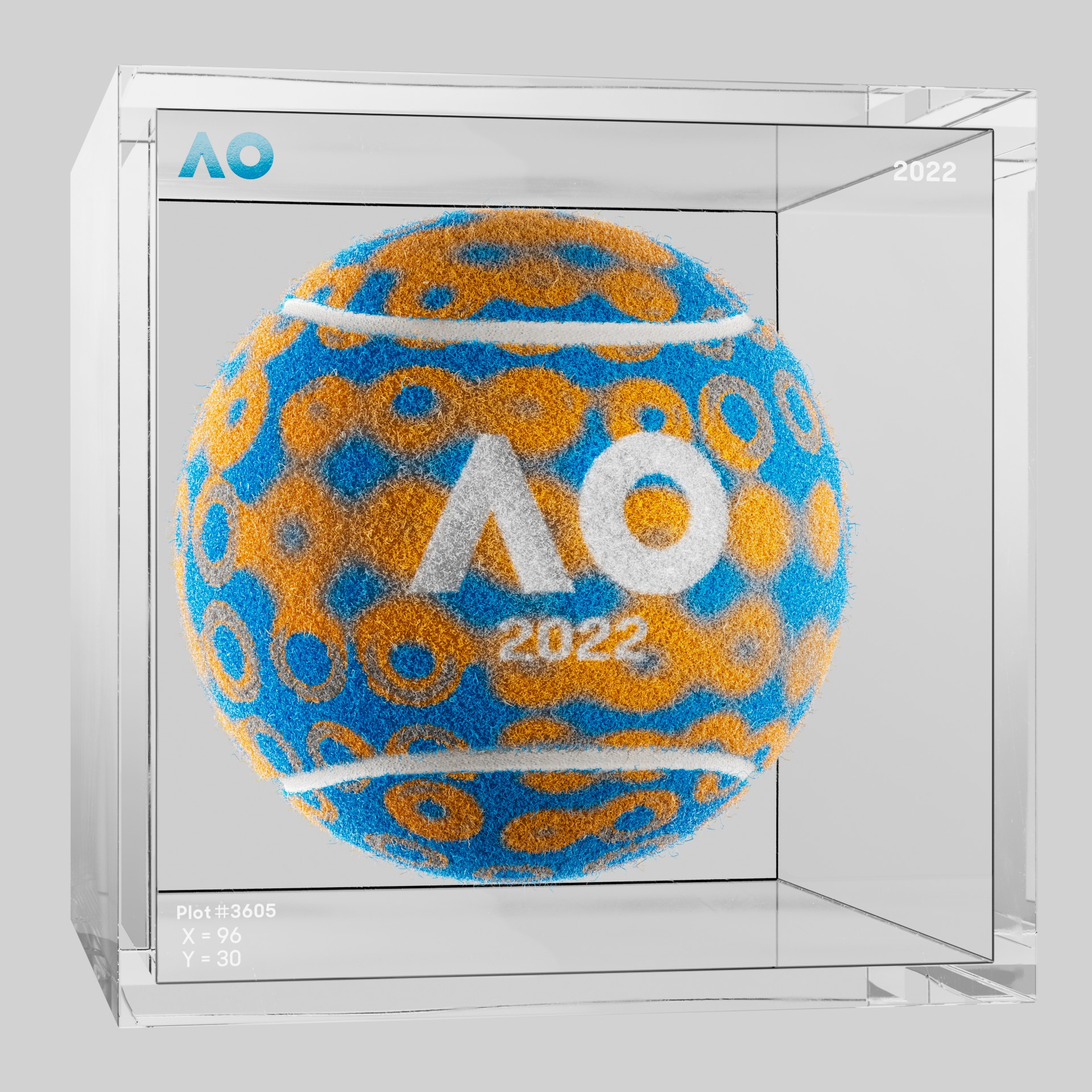 The Australian Open - The Australian Open Art Ball - AO Art Ball #5709 - NFT # 5709