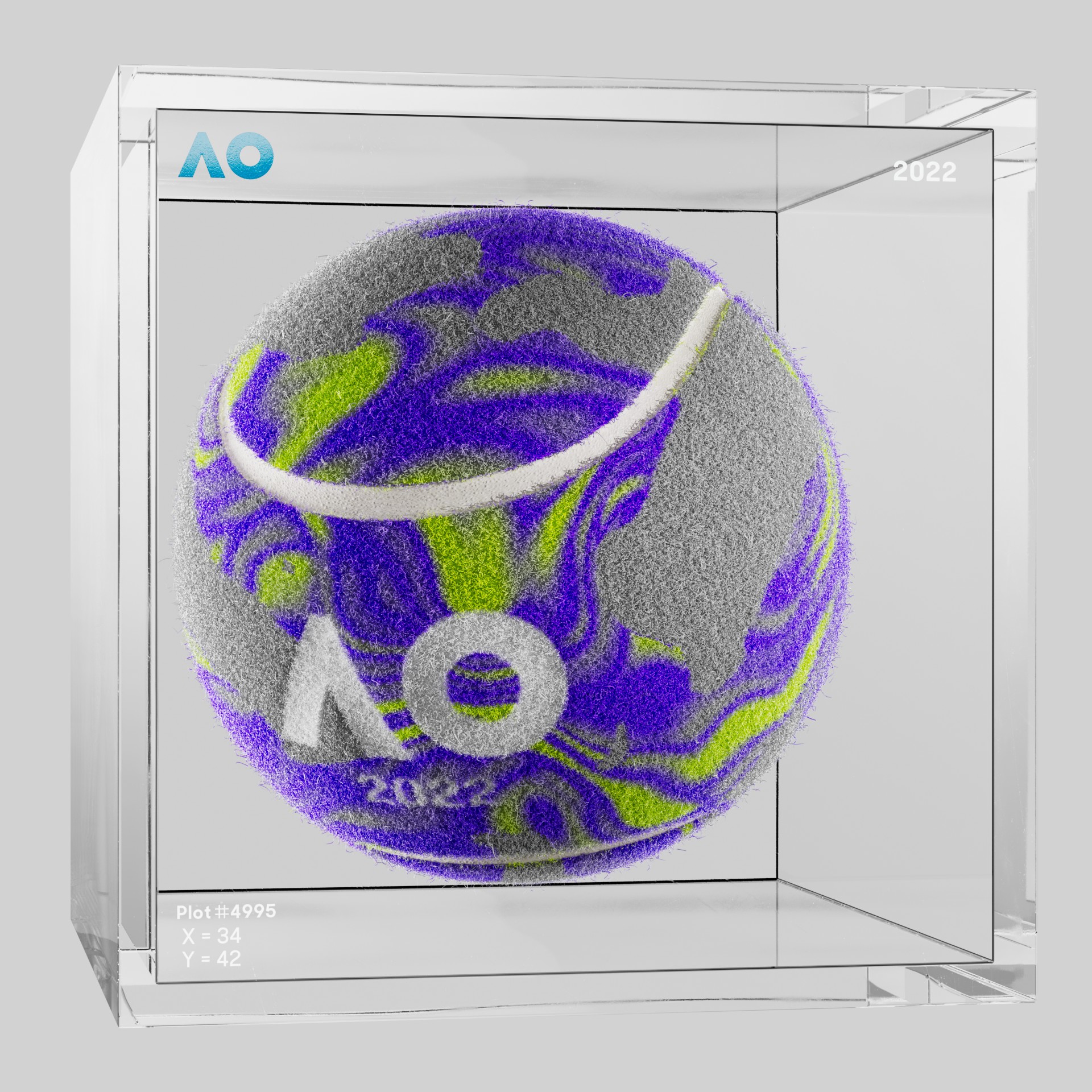 The Australian Open - The Australian Open Art Ball - AO Art Ball #5723 - NFT # 5723