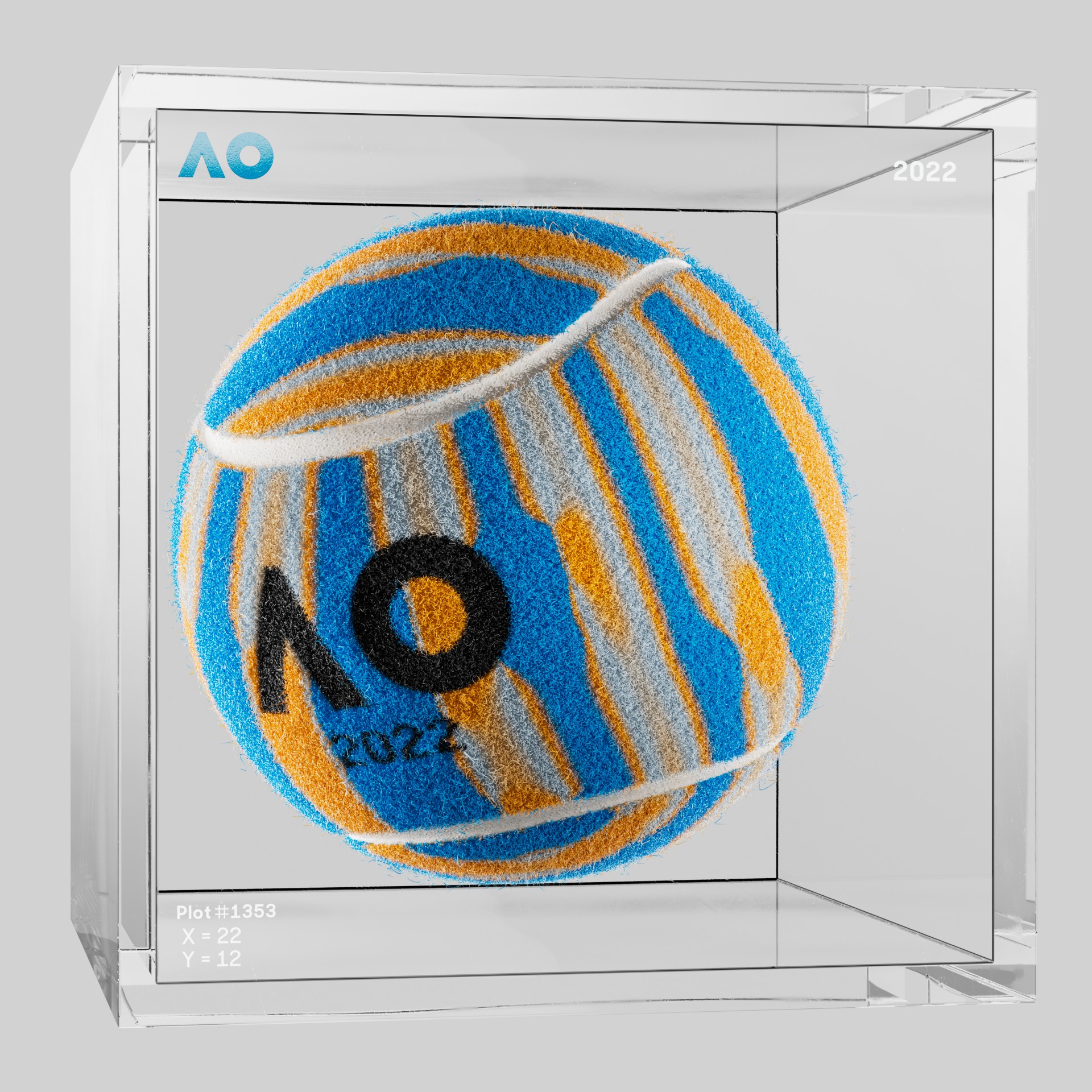 The Australian Open - The Australian Open Art Ball - AO Art Ball #5732 - NFT # 5732