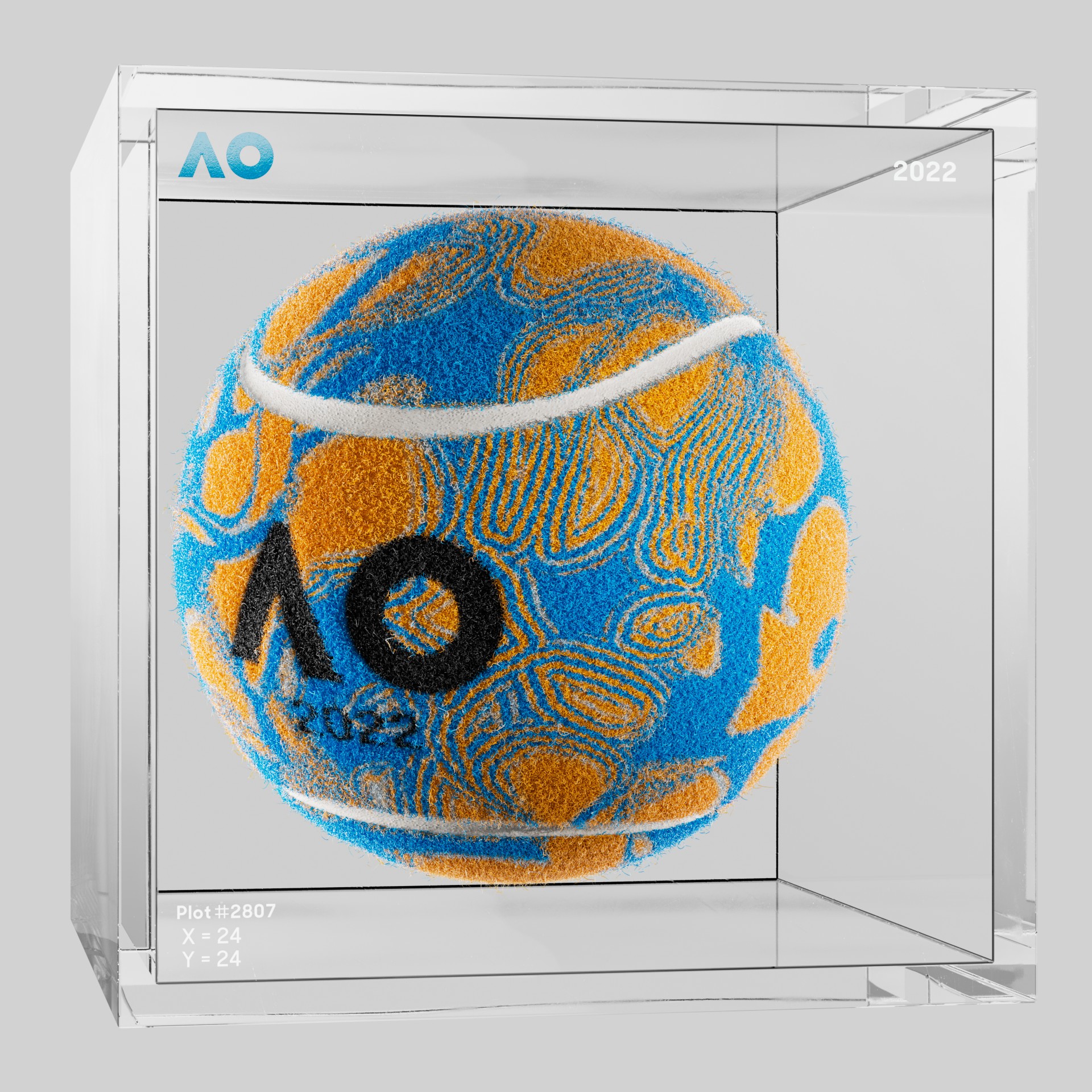 The Australian Open - The Australian Open Art Ball - AO Art Ball #5739 - NFT # 5739