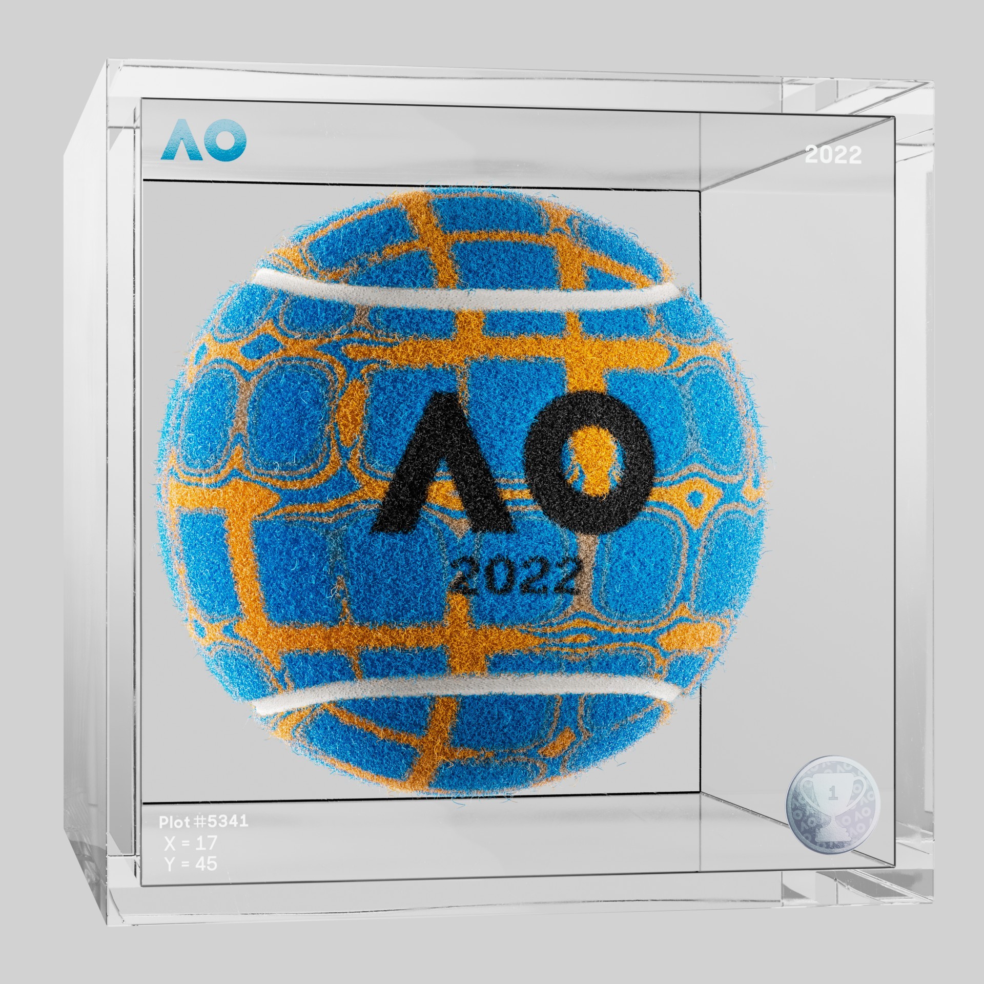 The Australian Open - The Australian Open Art Ball - AO Art Ball #5743 - NFT # 5743